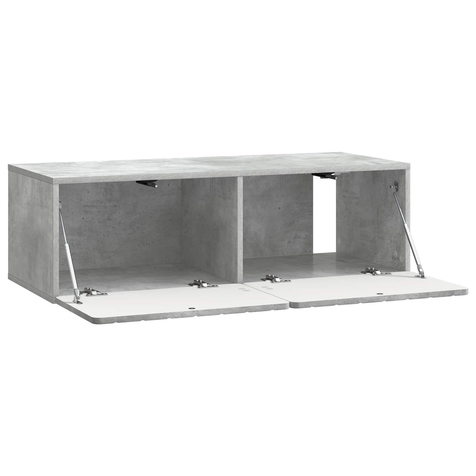 Meuble TV mural Gris béton 98 x 41 x 30 cm Bois d'ingénierie - XIOS