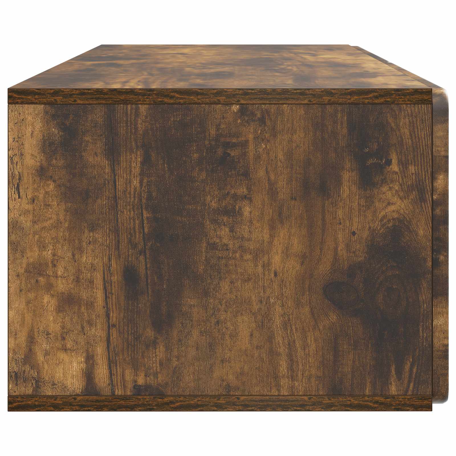 Meuble TV mural Chêne fumé 98 x 41 x 30 cm Bois d'ingénierie - XIOS