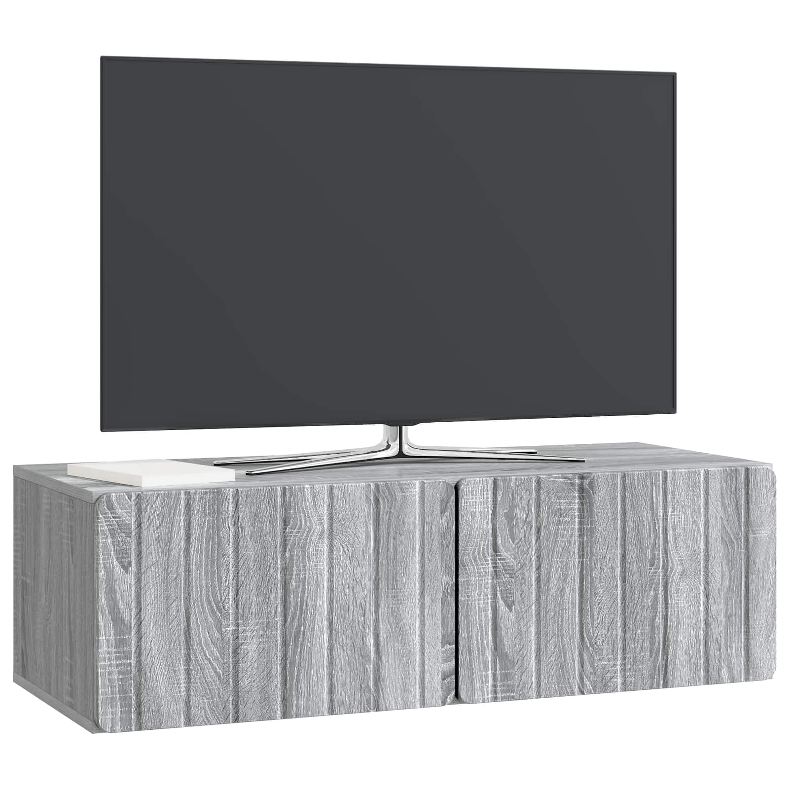 Meuble TV mural Sonoma gris 98 x 41 x 30 cm Bois d'ingénierie - XIOS