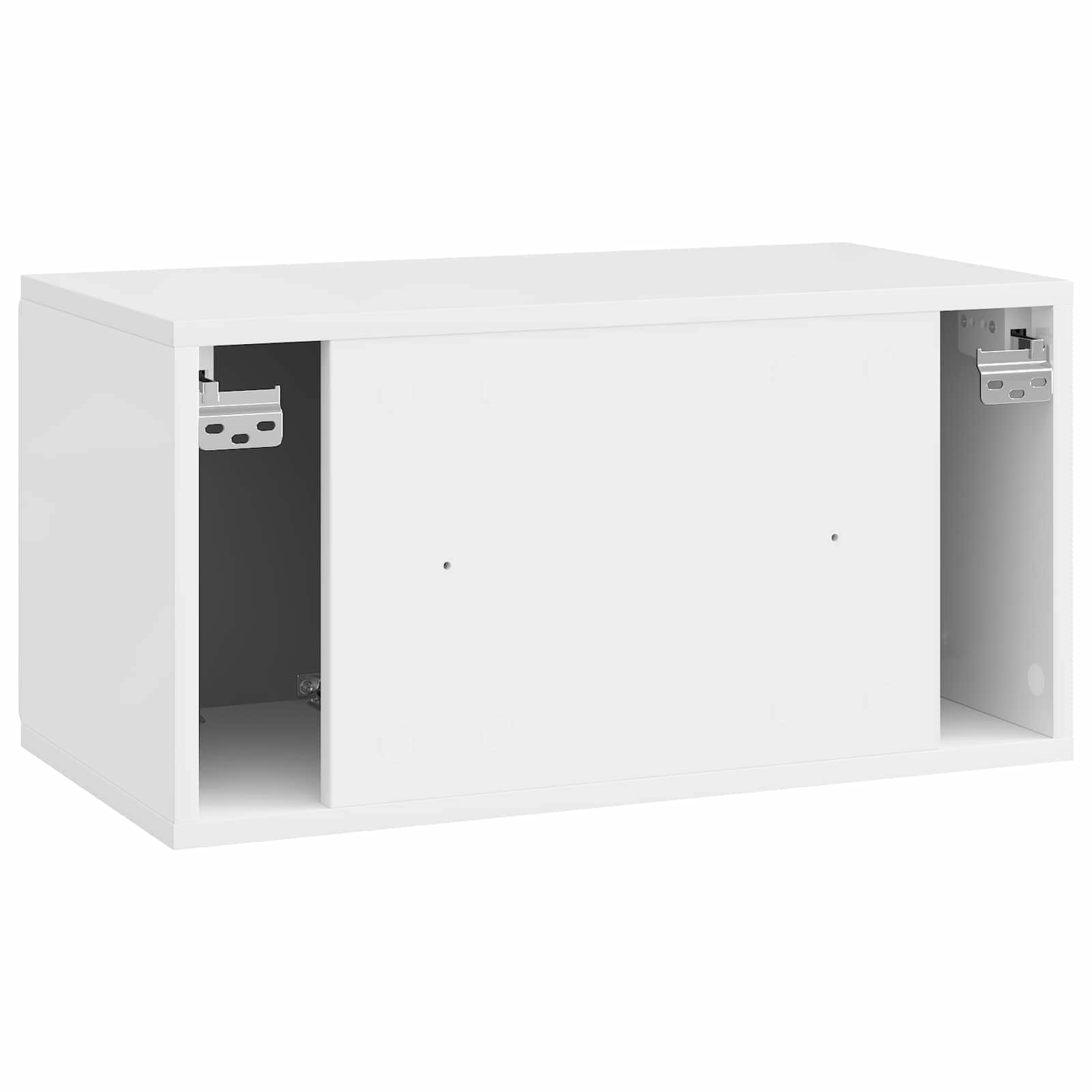 Meuble TV mural Montage mural Blanc brillant 59,5 x 31 x 30 cm - XIOS