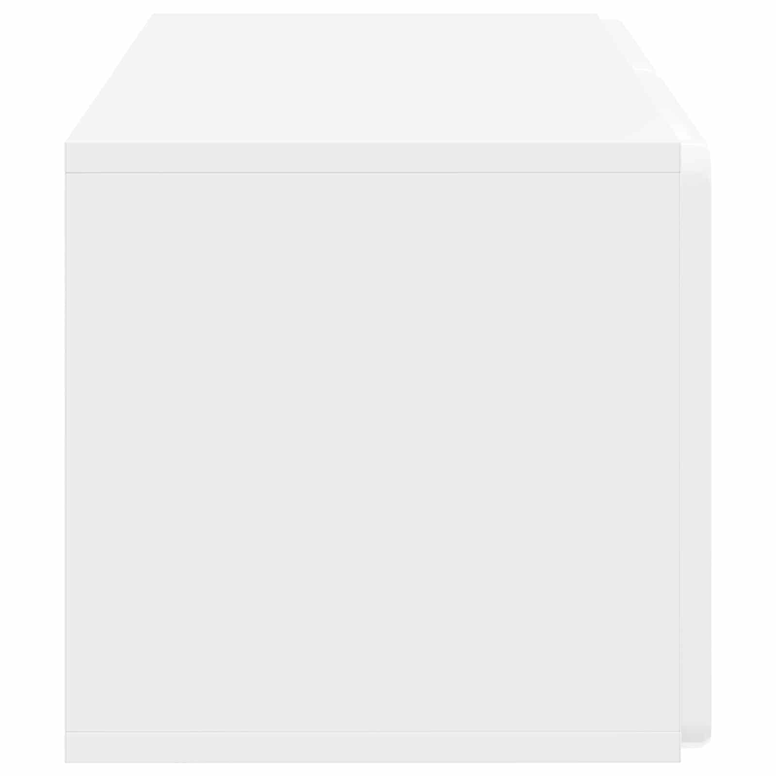 Meuble TV mural Montage mural Blanc brillant 59,5 x 31 x 30 cm - XIOS