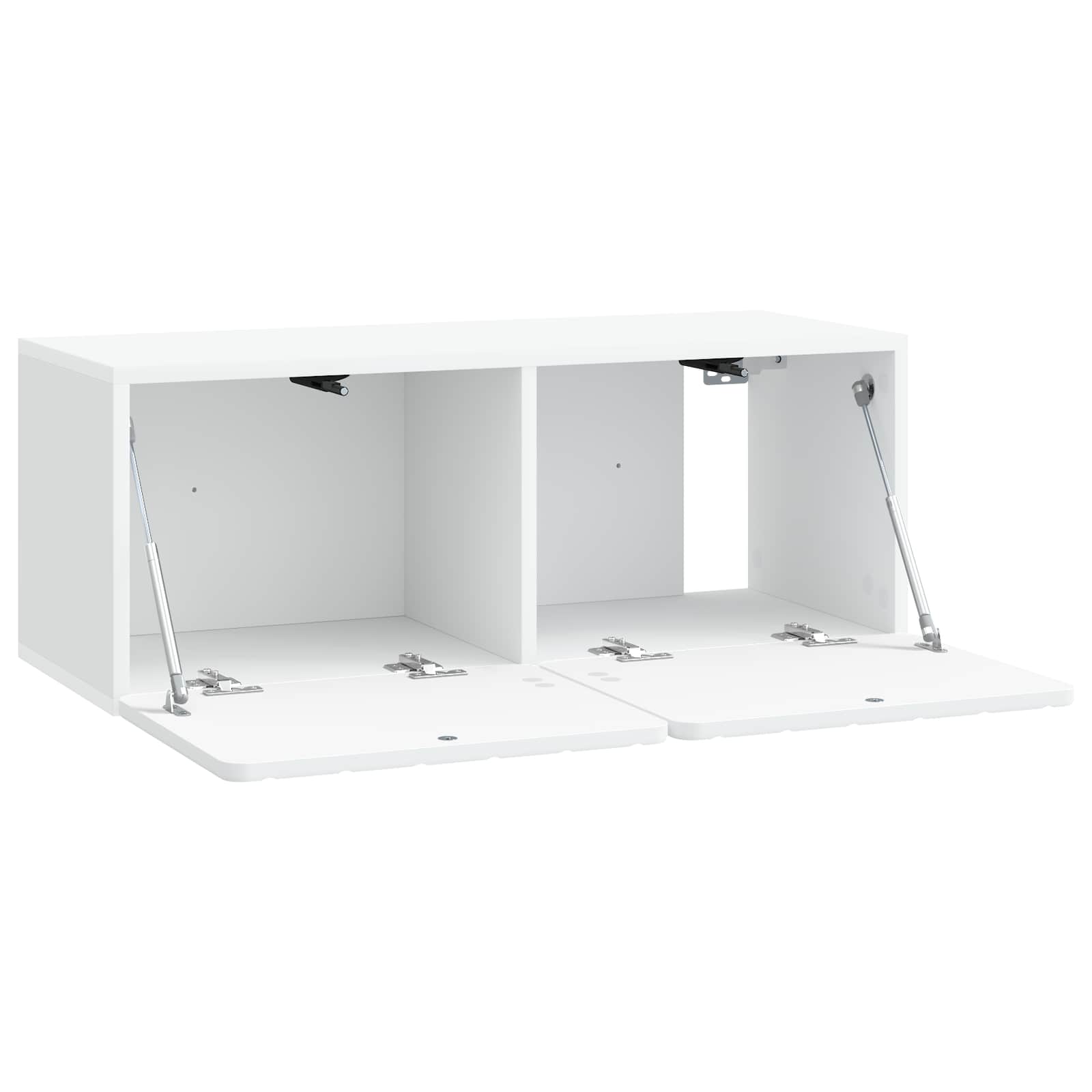 Meuble TV mural 78,5 x 31 x 30 cm Blanc Bois d'ingénierie - XIOS
