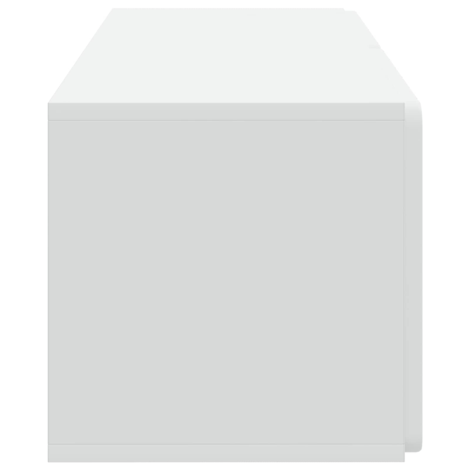 Meuble TV mural 78,5 x 31 x 30 cm Blanc Bois d'ingénierie - XIOS