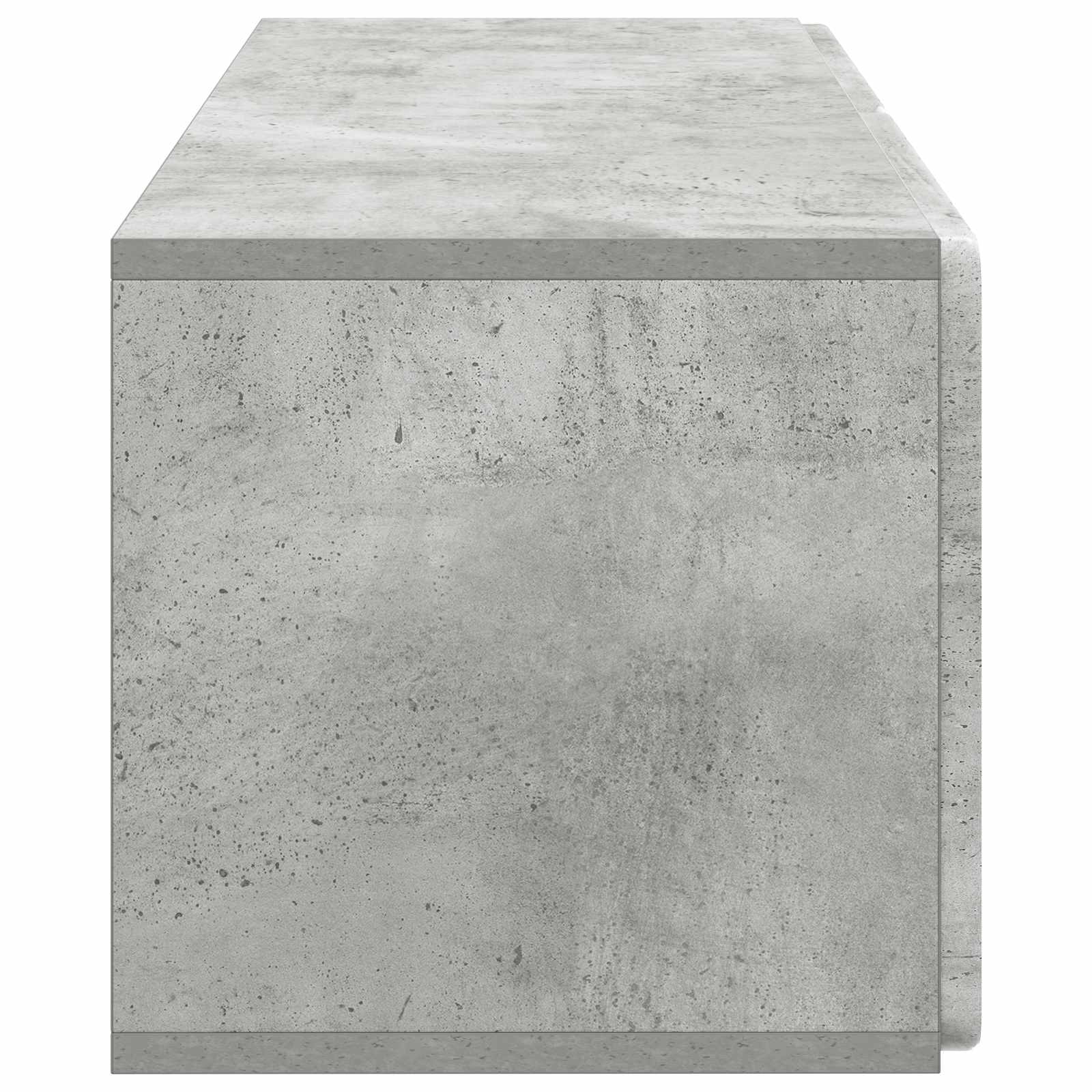 Meuble TV mural Gris béton 78,5 x 31 x 30 cm Bois d'ingénierie - XIOS
