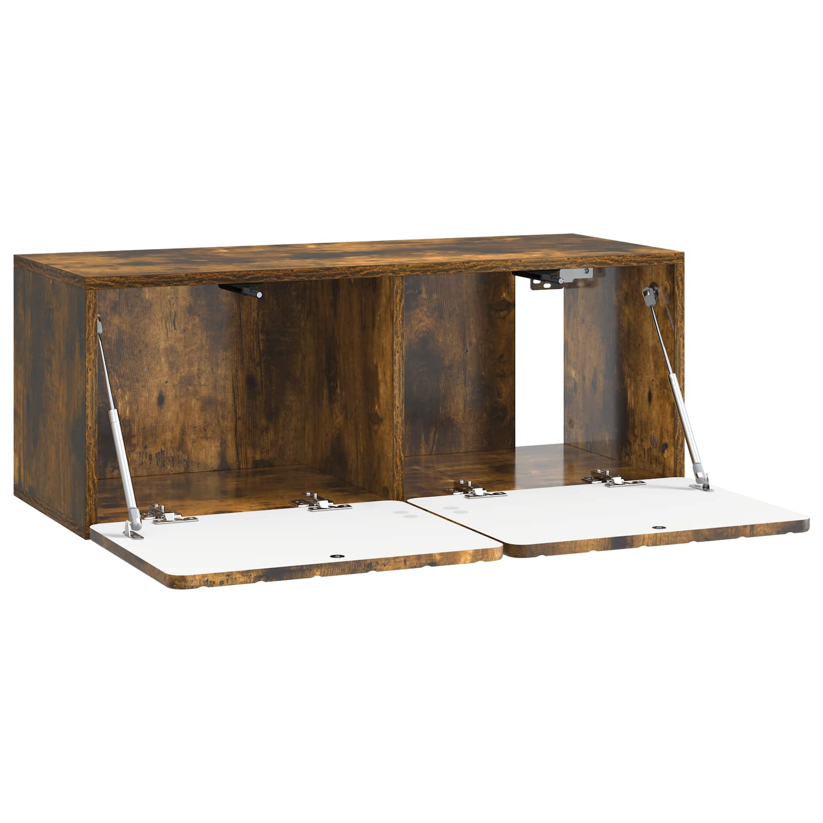Meuble TV mural 78,5 x 31 x 30 cm Chêne fumé Bois d'ingénierie - XIOS