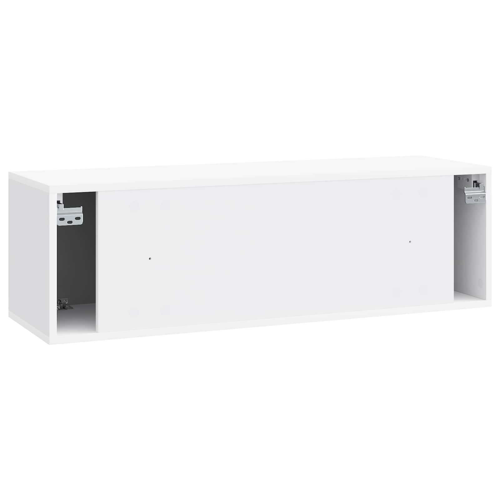 Meuble TV mural Blanc 98 x 31 x 30 cm Bois d'ingénierie - XIOS
