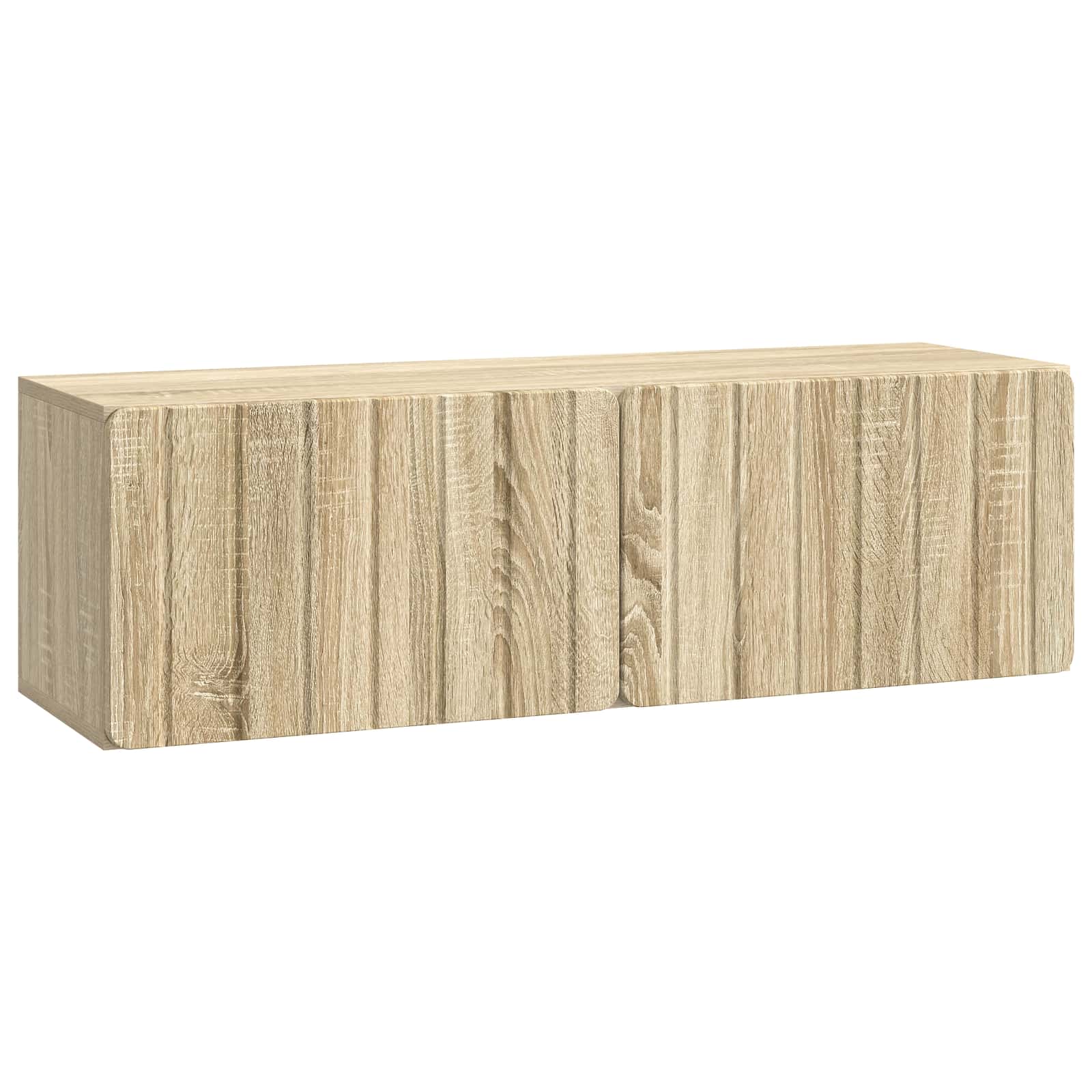 Meuble TV mural Chêne Sonoma 98 x 31 x 30 cm Bois d'ingénierie - XIOS