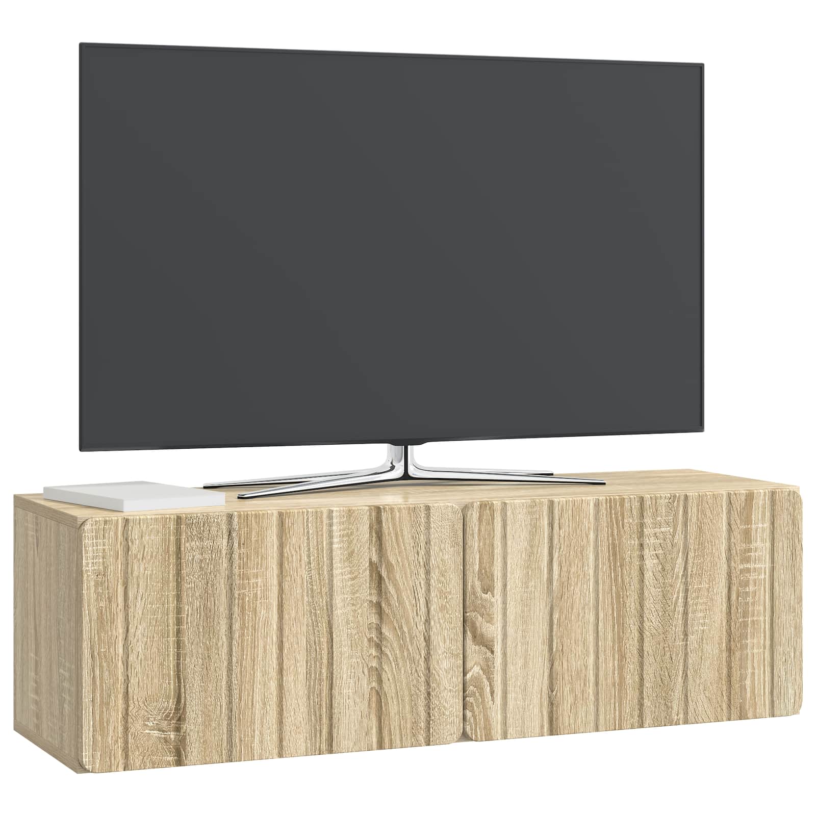 Meuble TV mural Chêne Sonoma 98 x 31 x 30 cm Bois d'ingénierie - XIOS