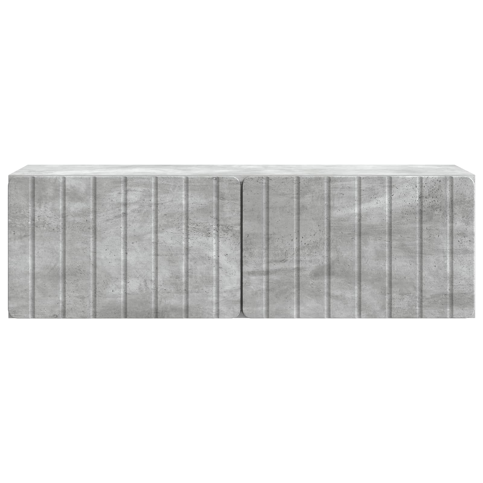 Meuble TV mural Gris béton 98 x 31 x 30 cm Bois d'ingénierie - XIOS