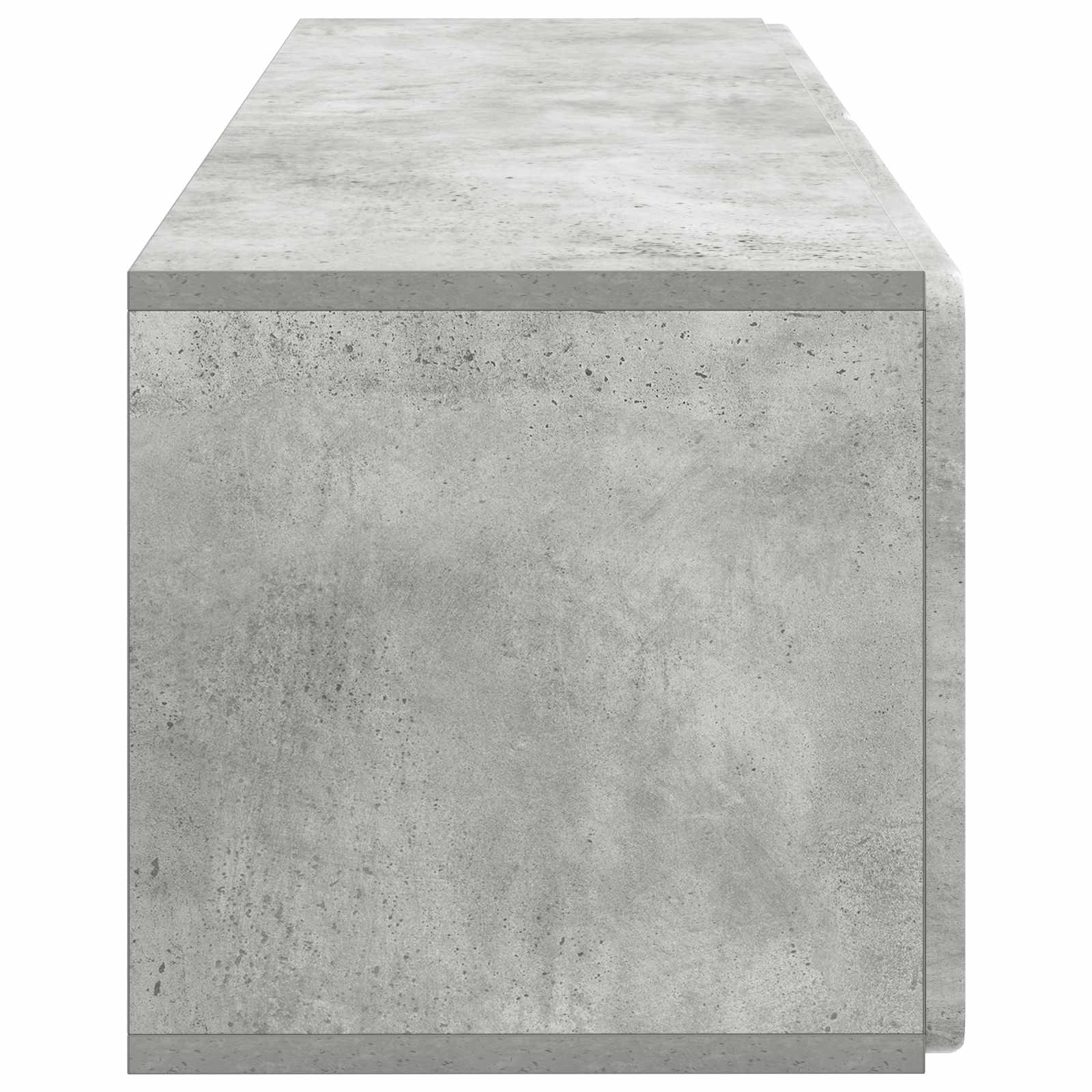 Meuble TV mural Gris béton 98 x 31 x 30 cm Bois d'ingénierie - XIOS