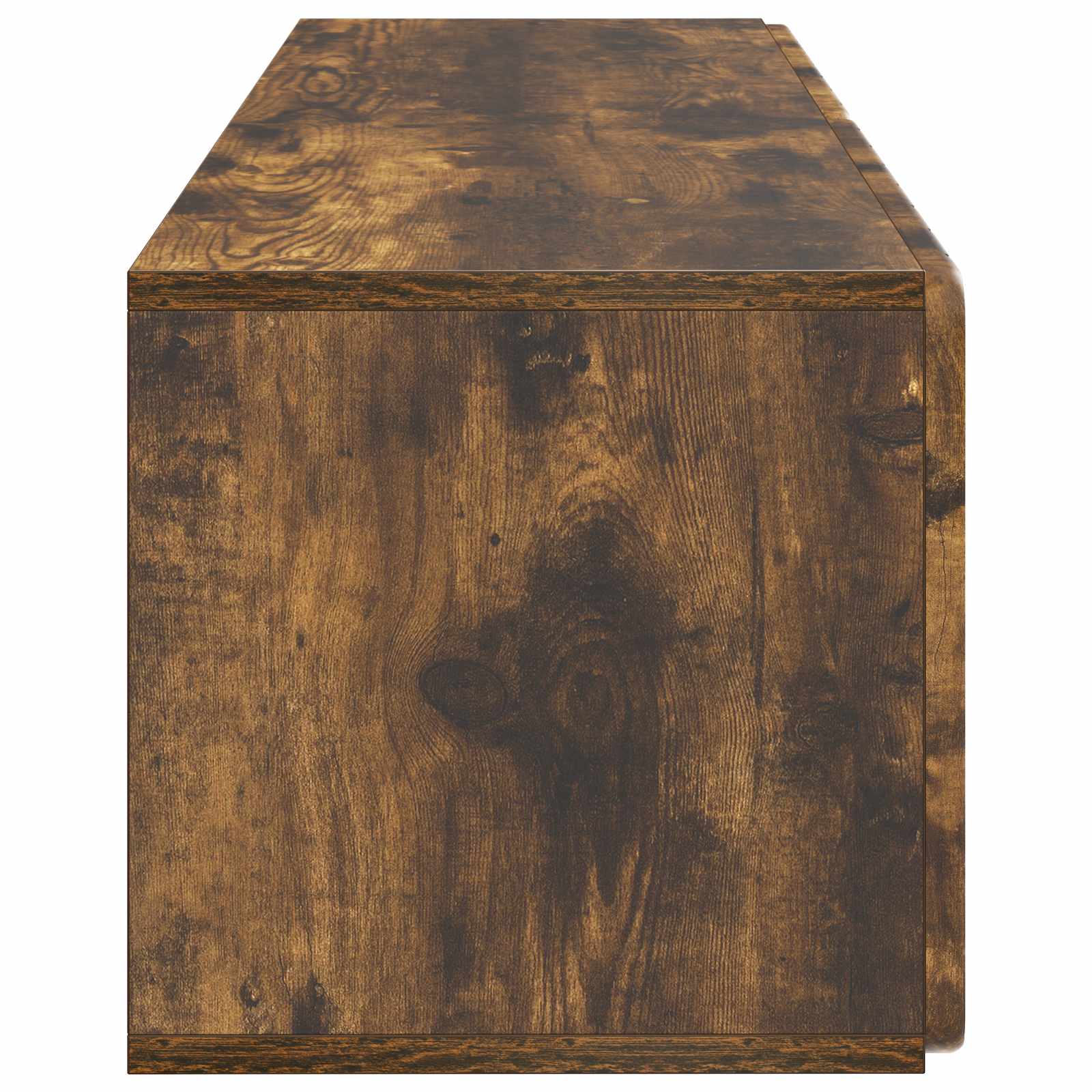 Meuble TV mural Chêne fumé 98 x 31 x 30 cm Bois d'ingénierie - XIOS