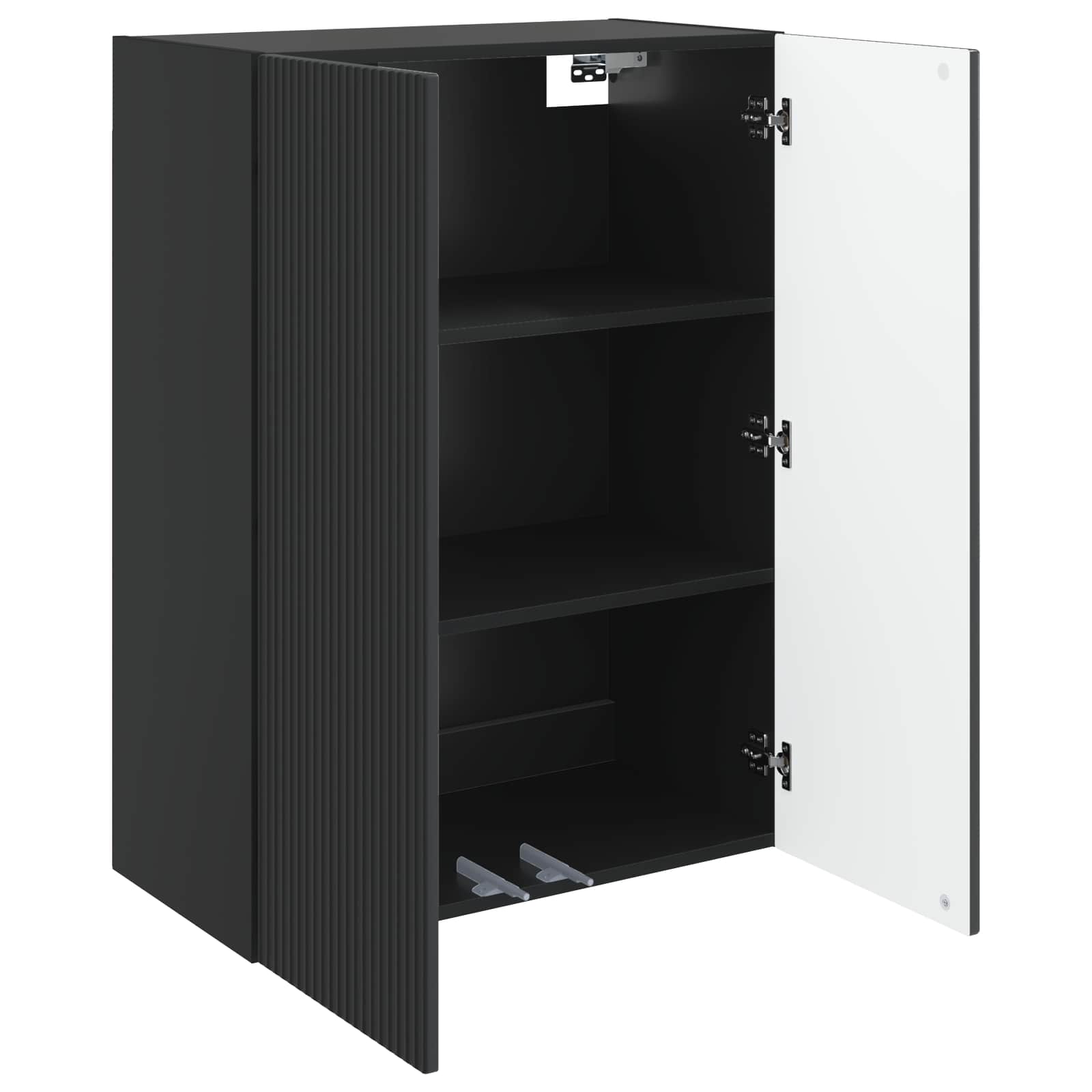 Armoire Murale Noir 66 x 34,5 x 90 cm Bois d'ingénierie - XIOS