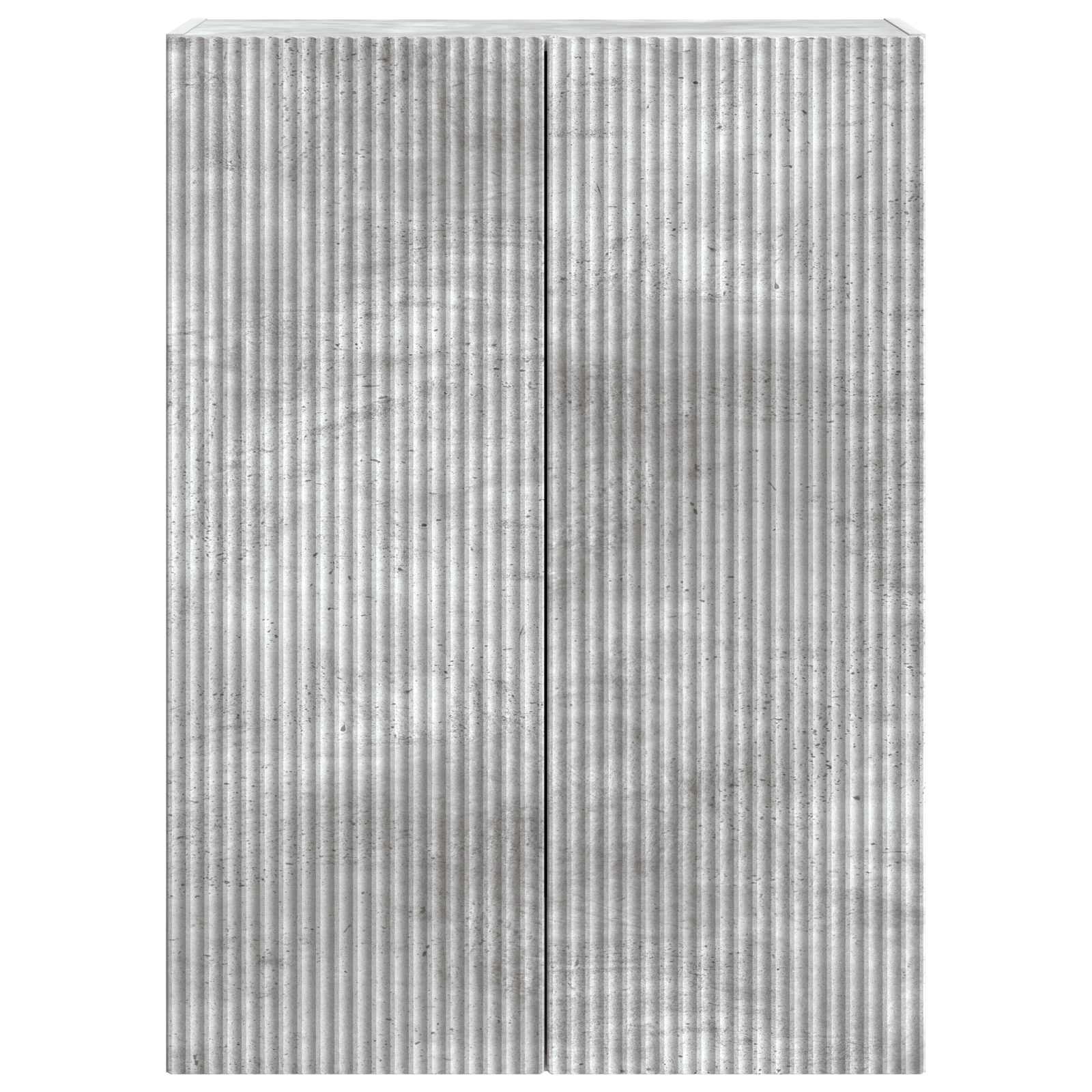 Armoire Murale Gris béton 66 x 34,5 x 90 cm Bois d'ingénierie - XIOS