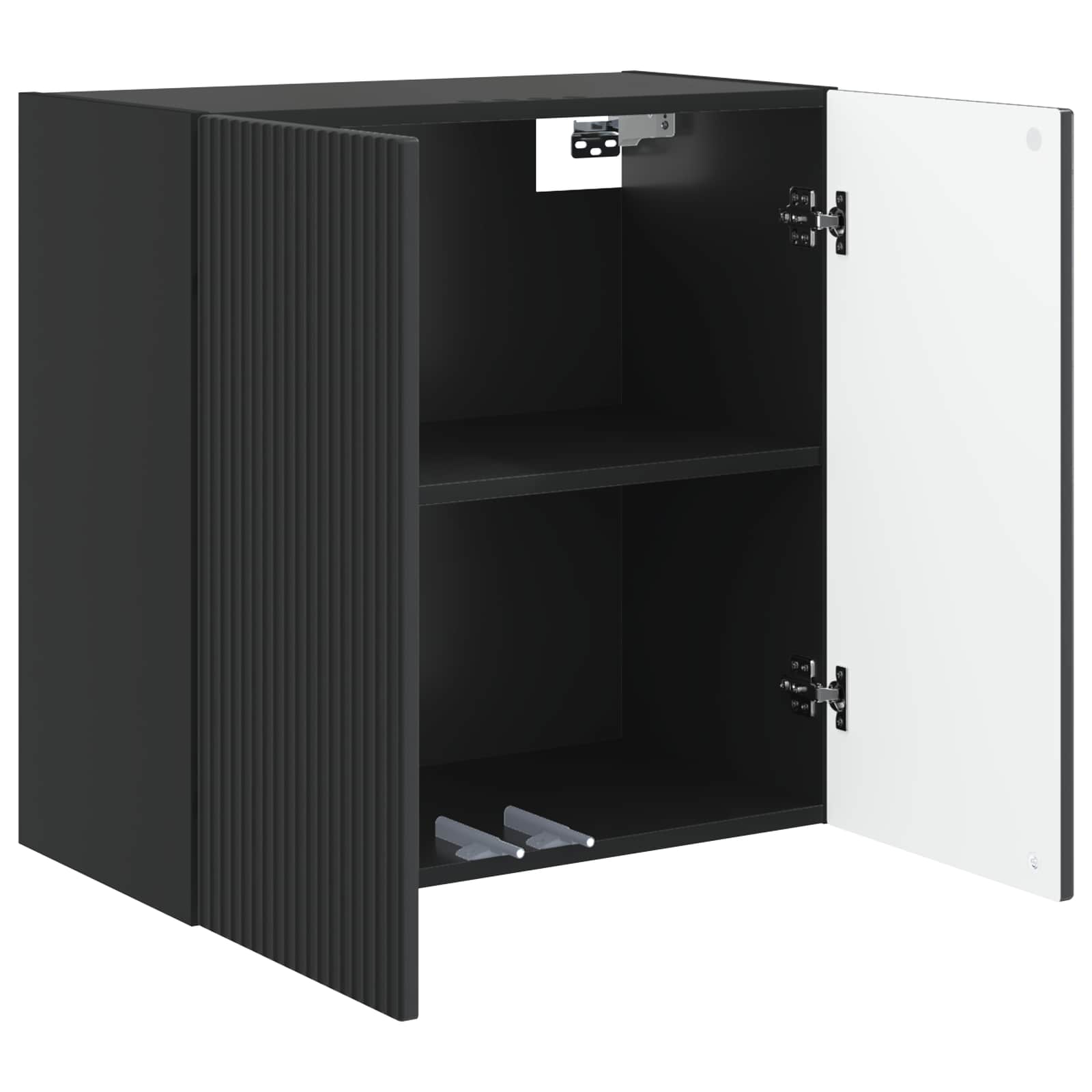 Armoire Murale Noir 59 x 31 x 60 cm Bois d'ingénierie - XIOS