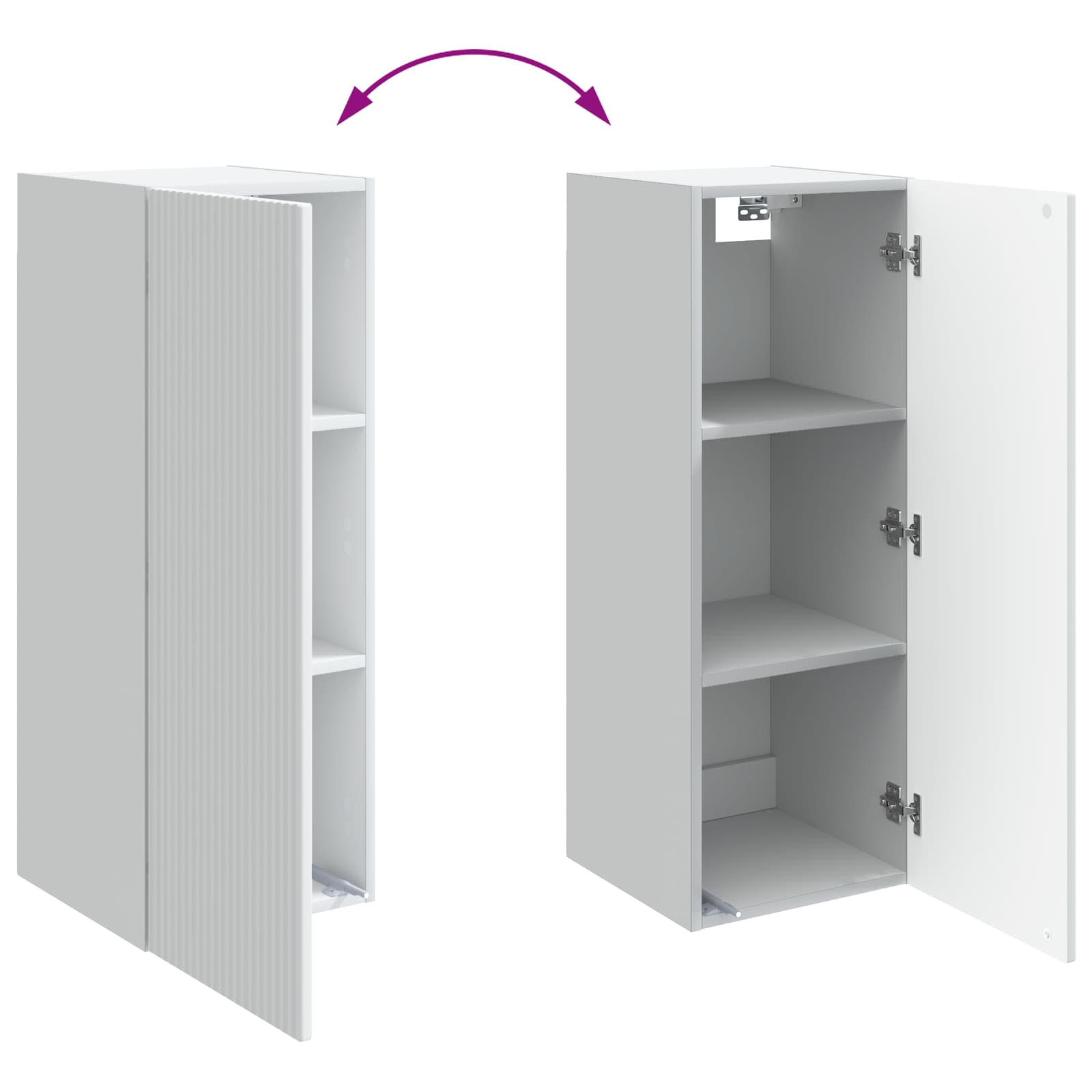 Armoire Murale Blanc 33 x 34,5 x 90 cm Bois d'ingénierie - XIOS