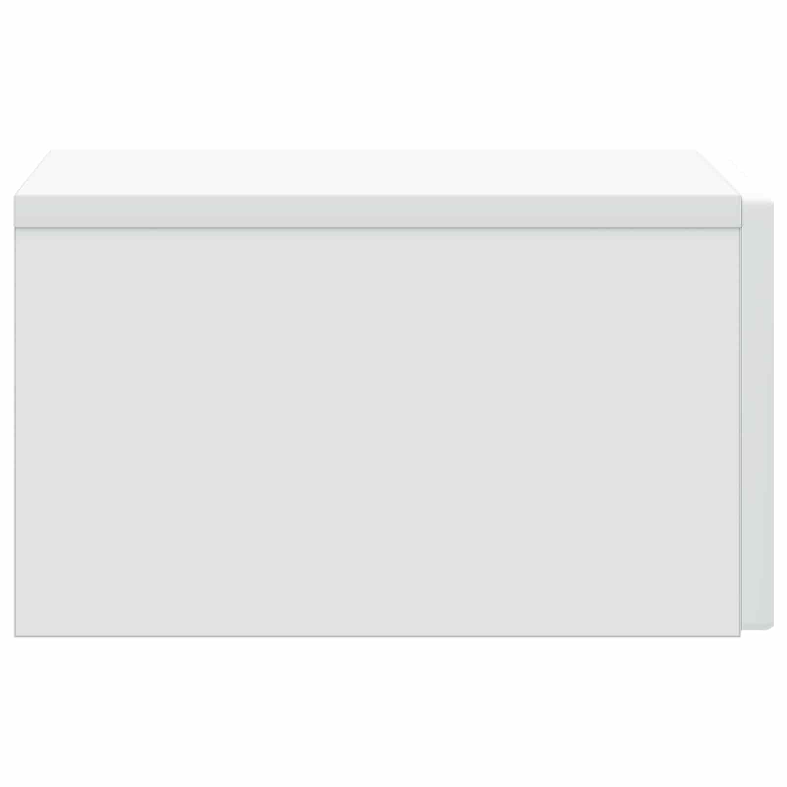 Cabinet de chevet mural 2 pcs Blanc 33 x 34,5 x 20 cm - XIOS