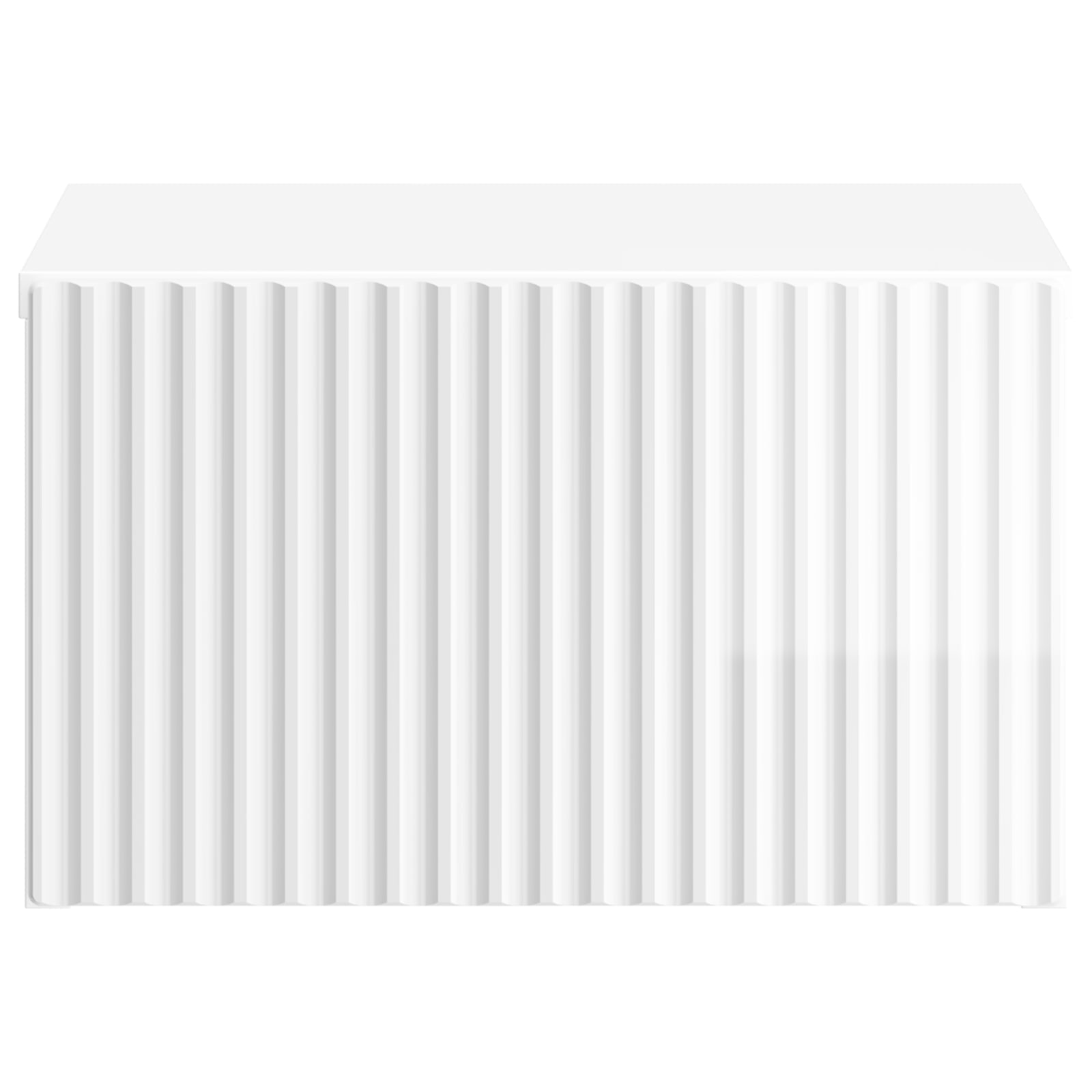 Cabinet de chevet mural 2 pcs Blanc brillant 33 x 34,5 x 20 cm - XIOS