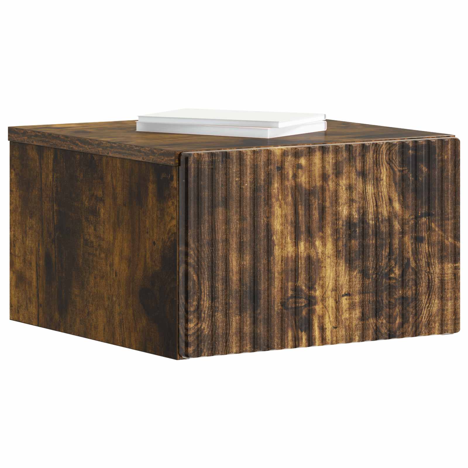 Cabinet de chevet mural 2 pcs Chêne fumé 33 x 34,5 x 20 cm - XIOS