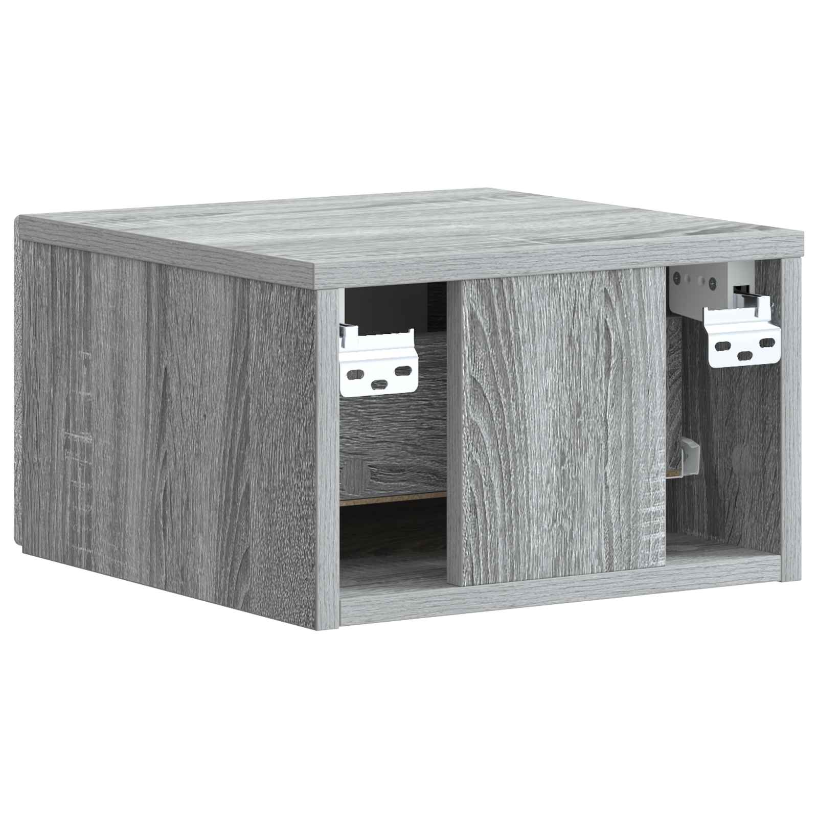 Cabinet de chevet mural 2 pcs Sonoma gris 33 x 34,5 x 20 cm - XIOS