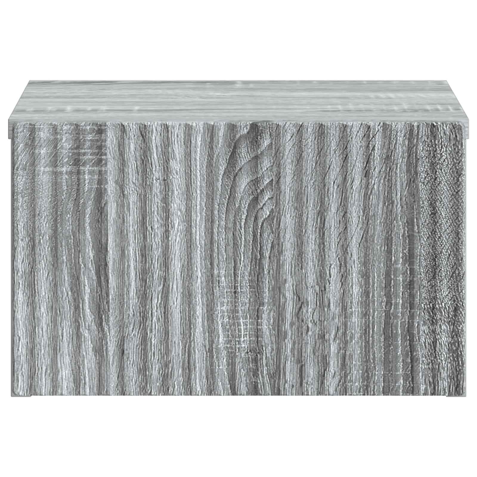 Cabinet de chevet mural 2 pcs Sonoma gris 33 x 34,5 x 20 cm - XIOS