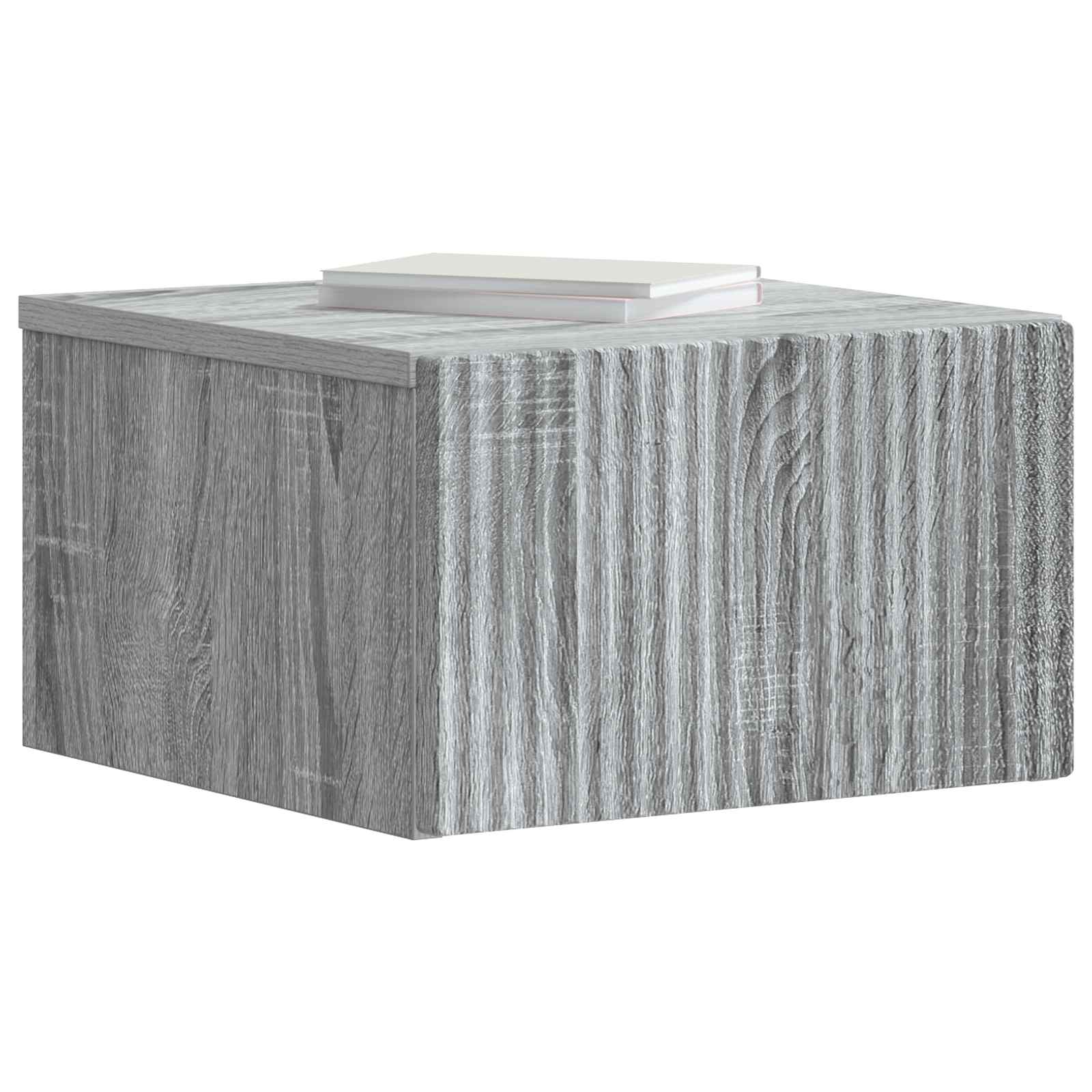 Cabinet de chevet mural 2 pcs Sonoma gris 33 x 34,5 x 20 cm - XIOS