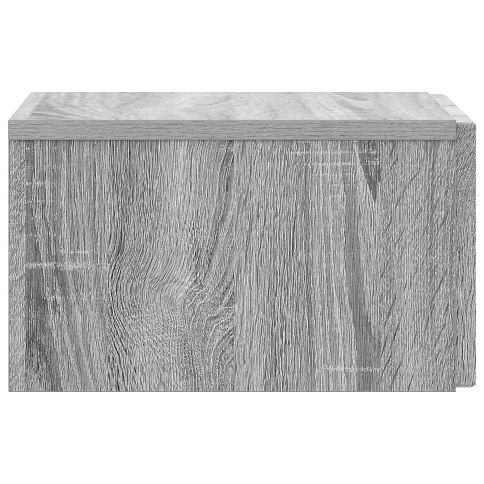 Cabinet de chevet mural 2 pcs Sonoma gris 33 x 34,5 x 20 cm - XIOS