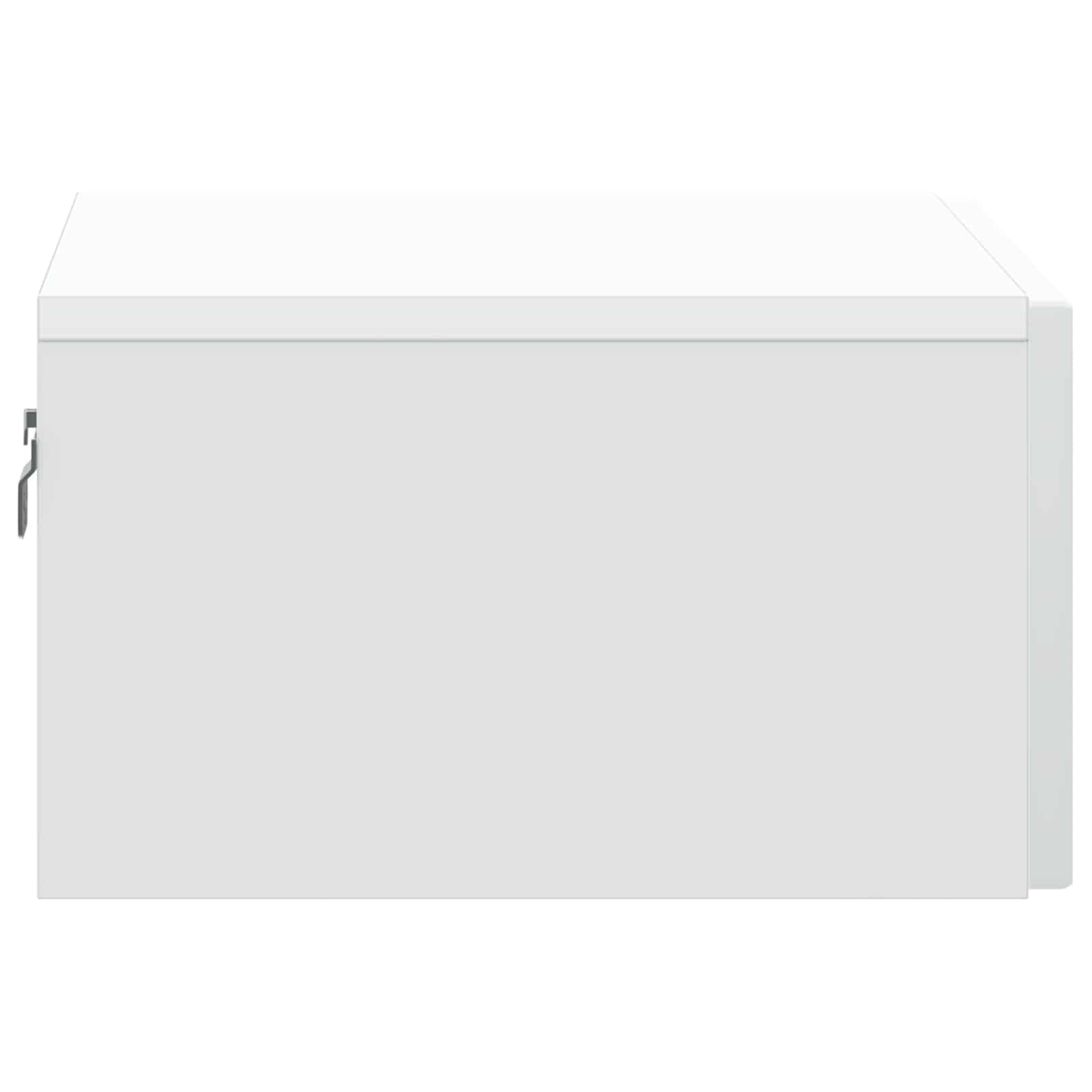 Cabinet de chevet mural 2 pcs Blanc 49 x 34,5 x 20 cm - XIOS