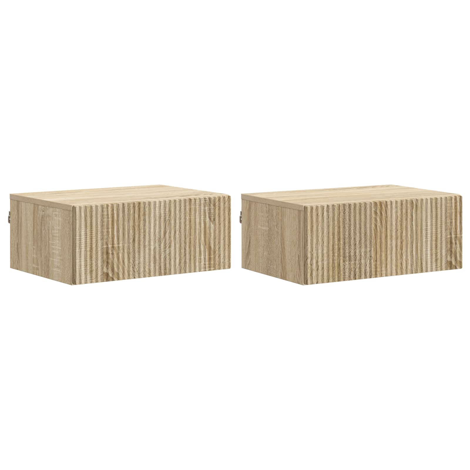 Cabinet de chevet mural 2 pcs Chêne Sonoma 49 x 34,5 x 20 cm - XIOS