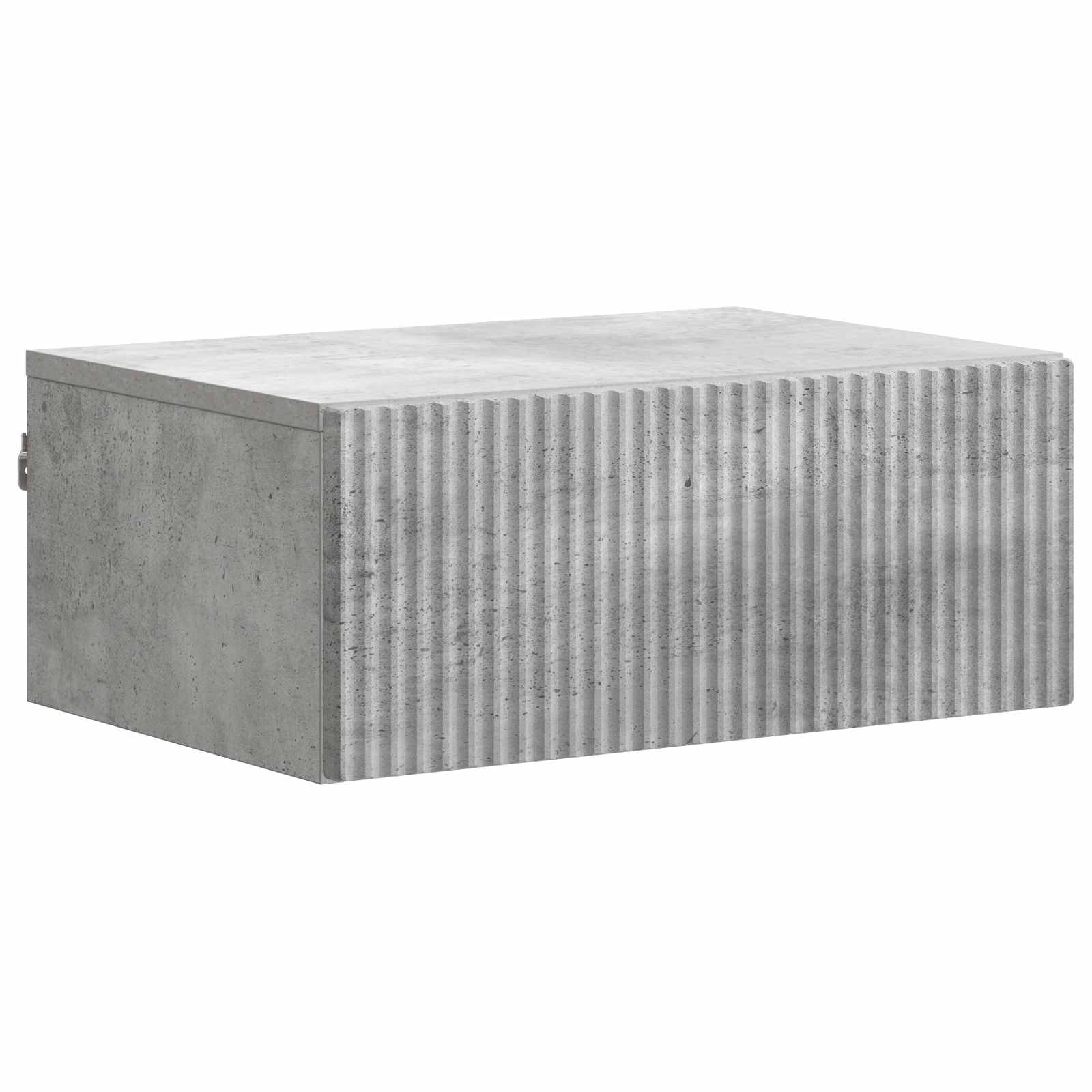 Cabinet de chevet mural 2 pcs Gris béton 49 x 34,5 x 20 cm - XIOS