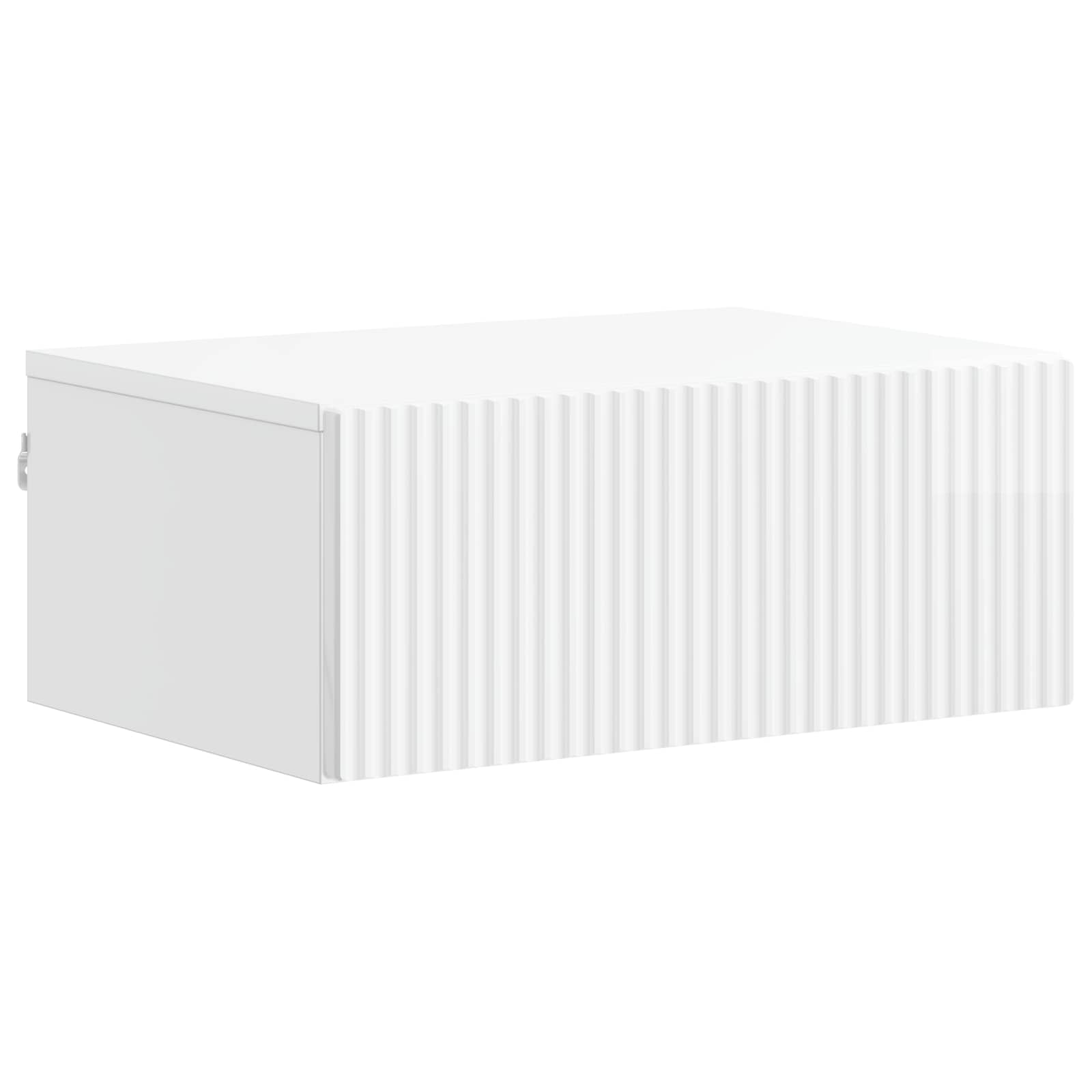 Cabinet de chevet mural 2 pcs Blanc brillant 49 x 34,5 x 20 cm - XIOS