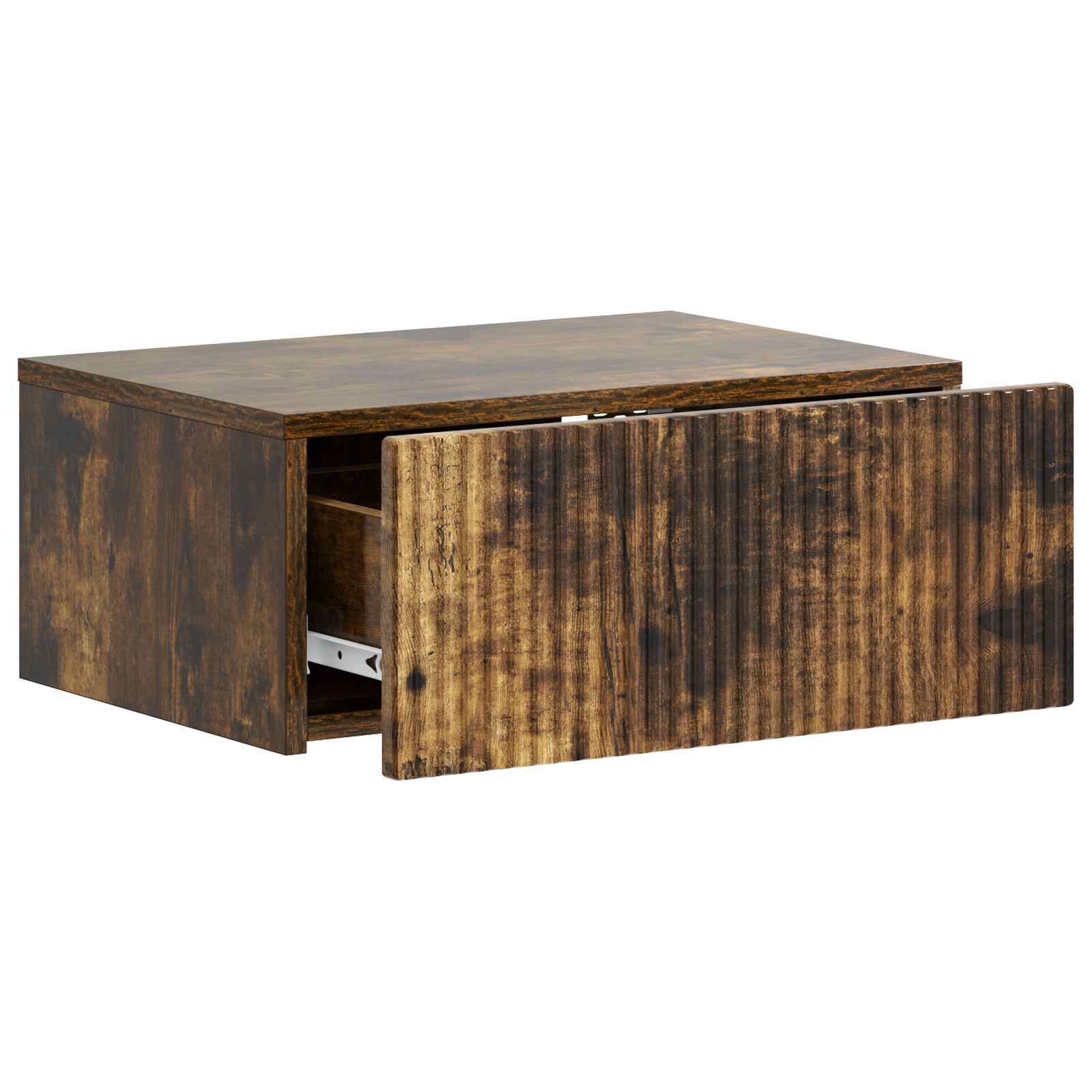 Cabinet de chevet mural 2 pcs Chêne fumé 49 x 34,5 x 20 cm - XIOS