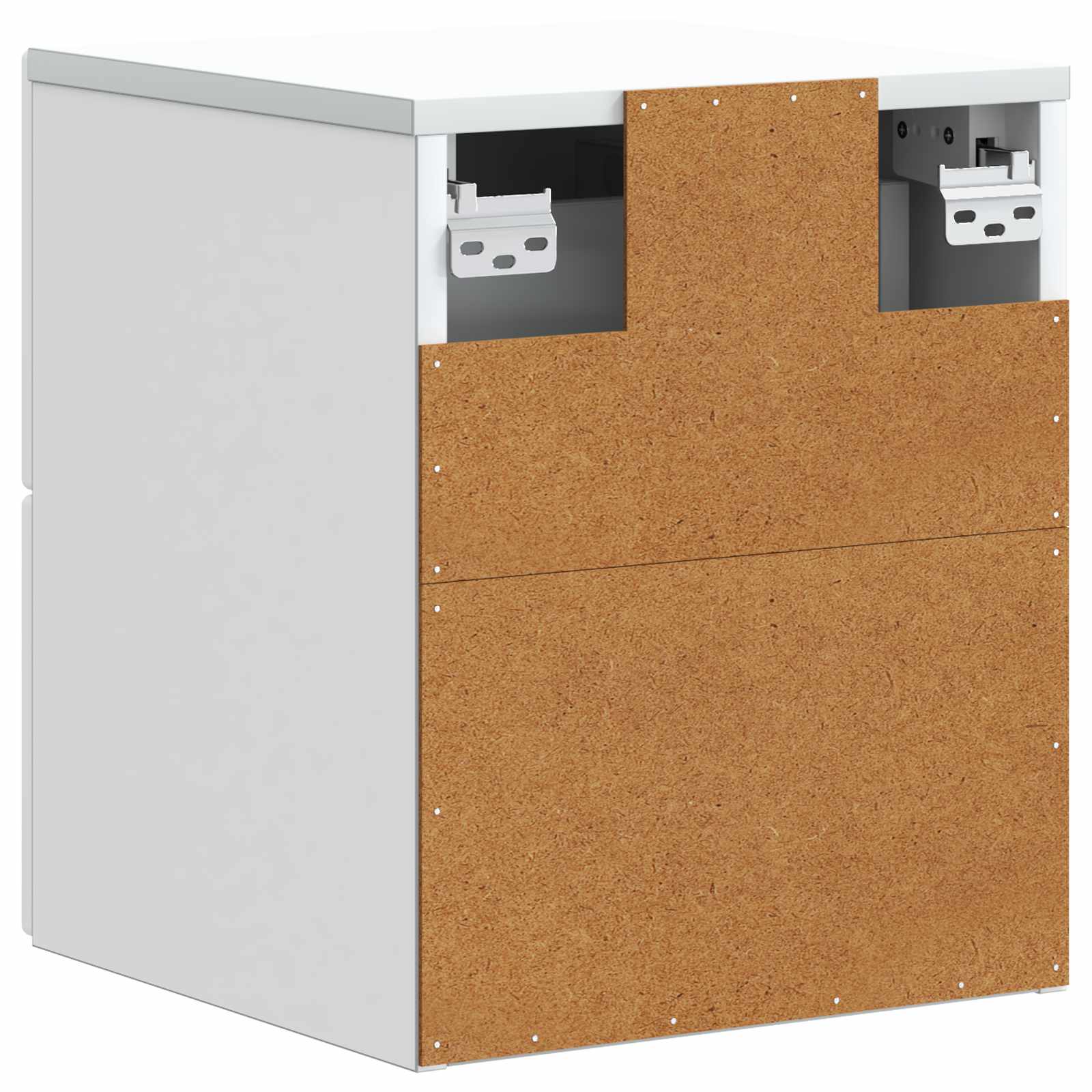 Cabinet de chevet mural 2 pcs Blanc 33 x 34,5 x 40 cm - XIOS