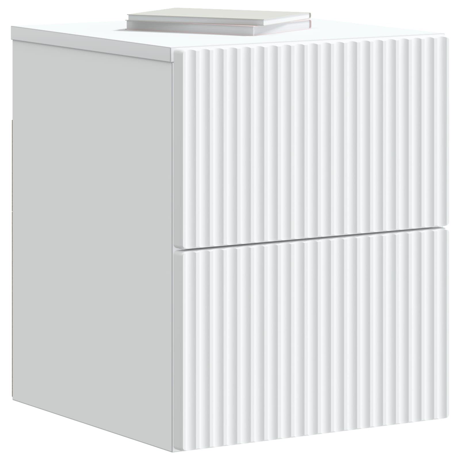 Cabinet de chevet mural 2 pcs Blanc 33 x 34,5 x 40 cm - XIOS