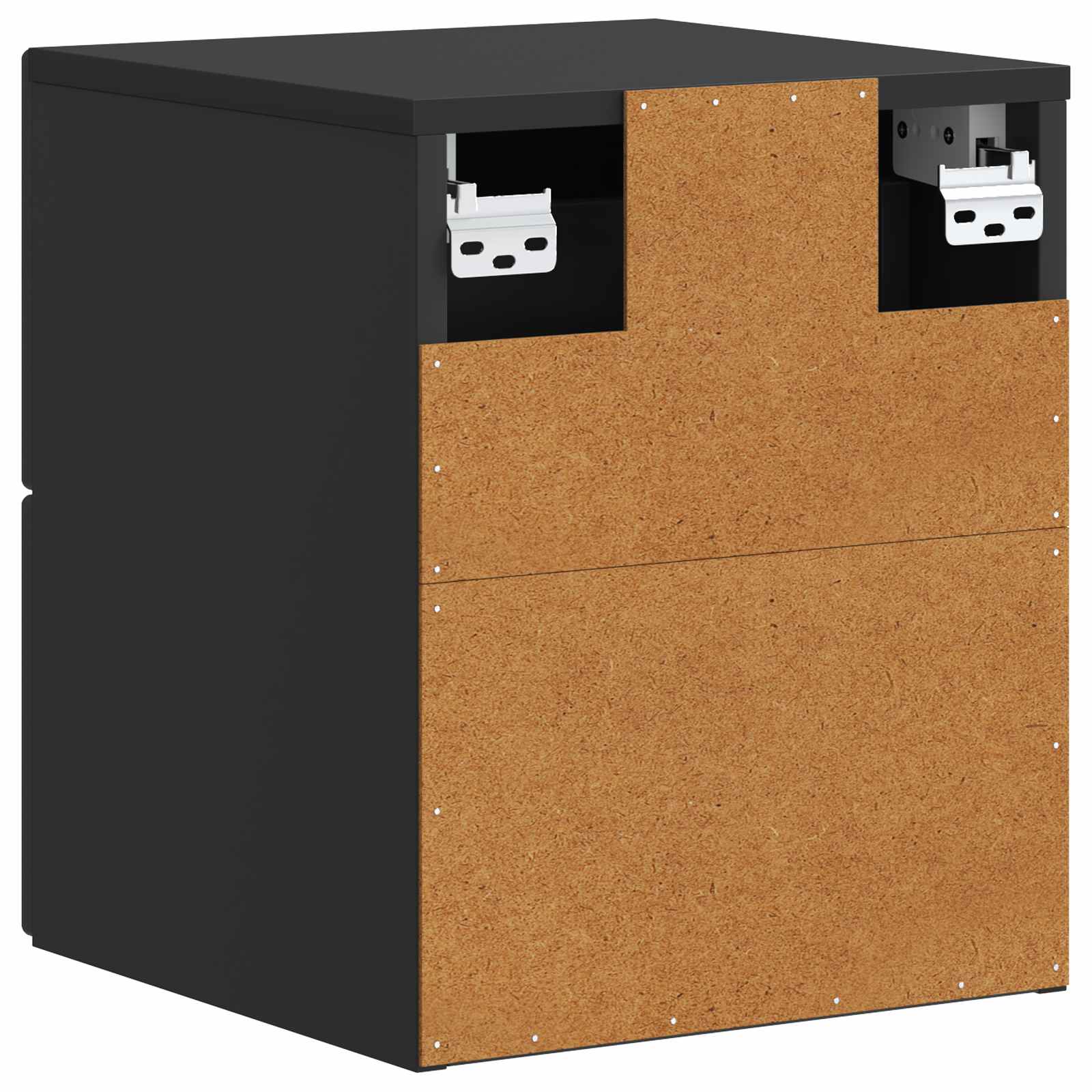 Cabinet de chevet mural 2 pcs Noir 33 x 34,5 x 40 cm - XIOS