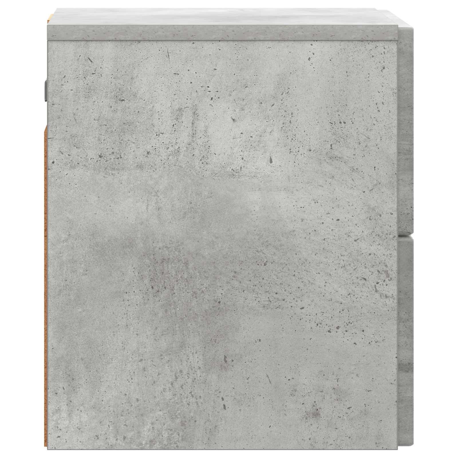 Cabinet de chevet mural 2 pcs Gris béton 33 x 34,5 x 40 cm - XIOS
