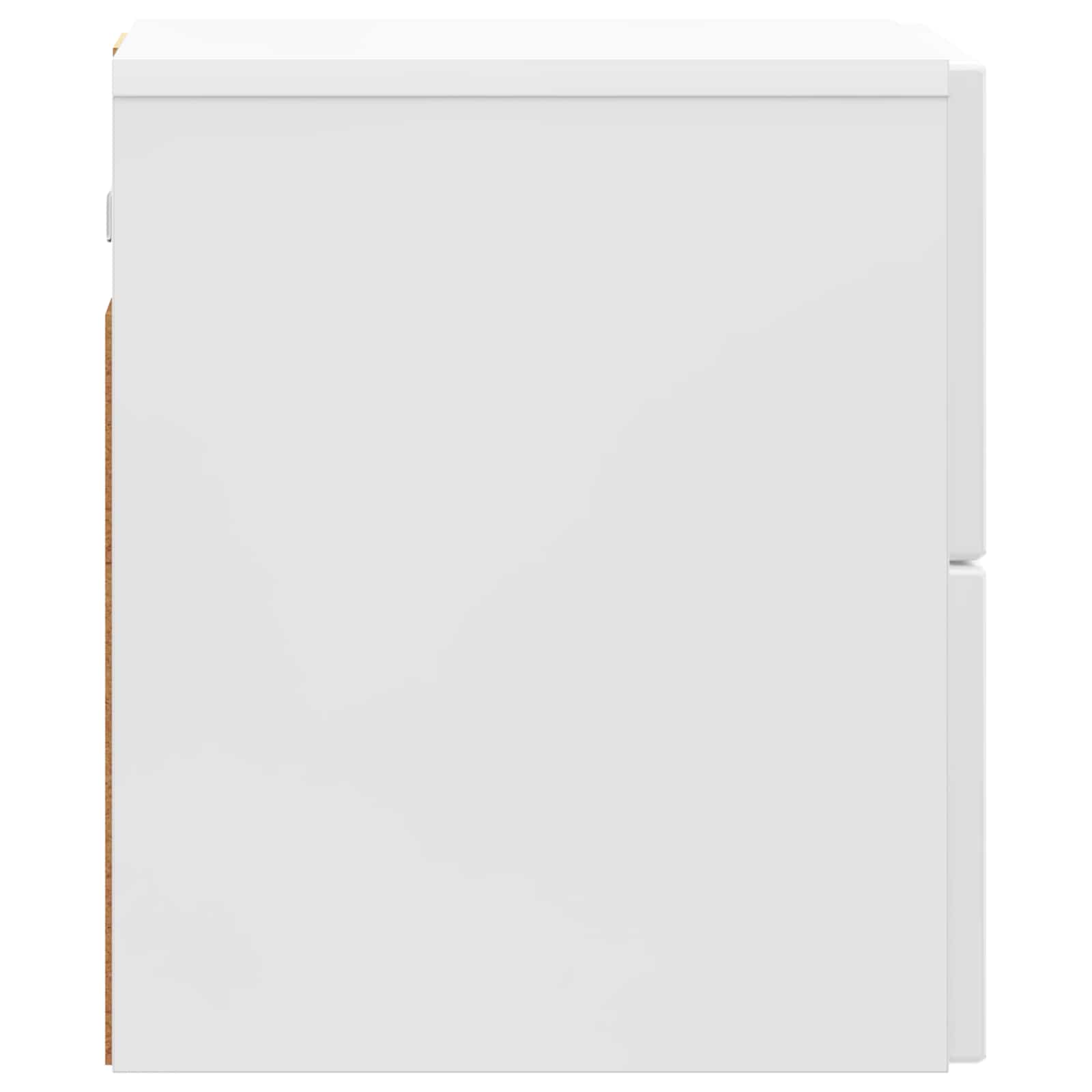 Cabinet de chevet mural 2 pcs Blanc brillant 33 x 34,5 x 40 cm - XIOS