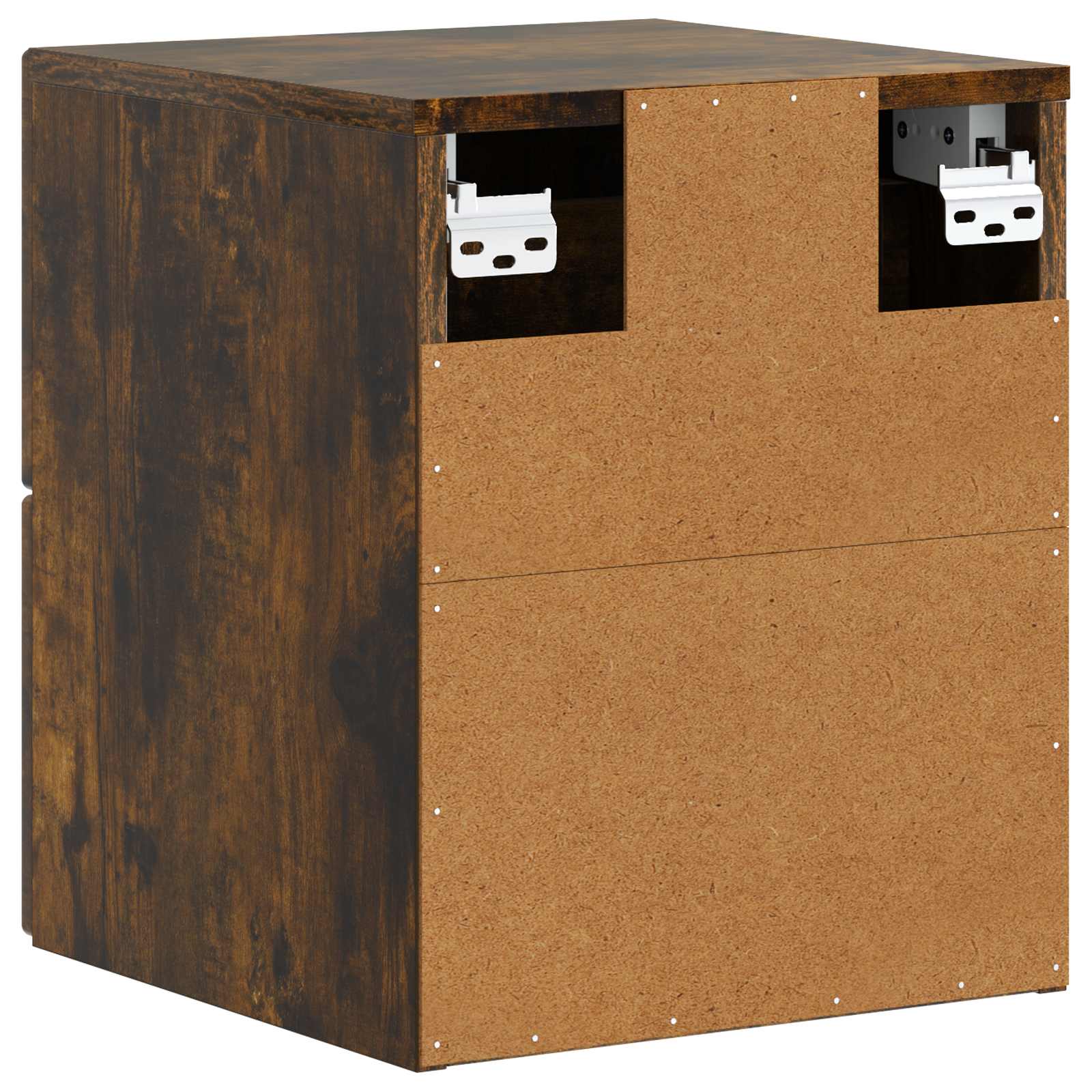 Cabinet de chevet mural 2 pcs Chêne fumé 33 x 34,5 x 40 cm - XIOS