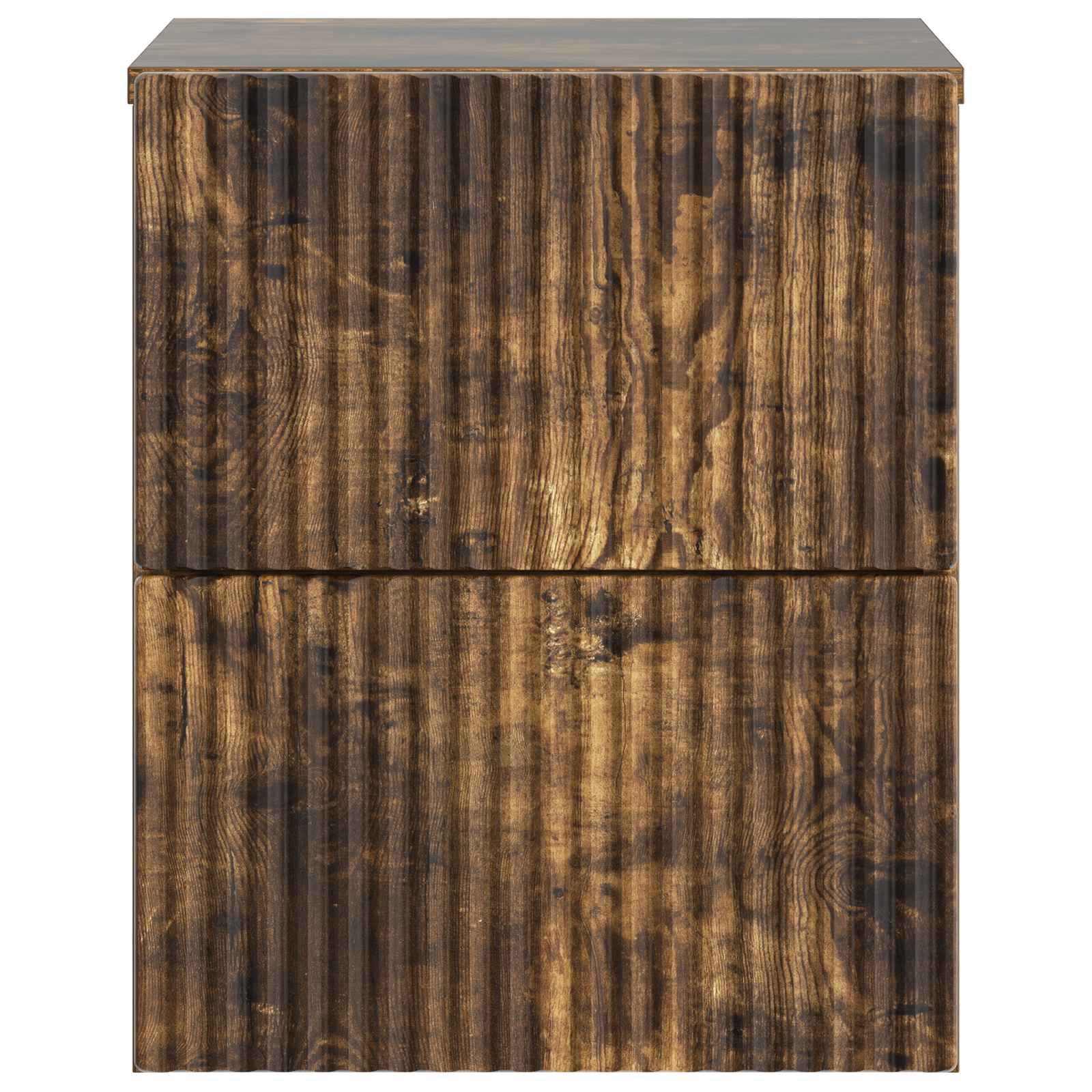 Cabinet de chevet mural 2 pcs Chêne fumé 33 x 34,5 x 40 cm - XIOS