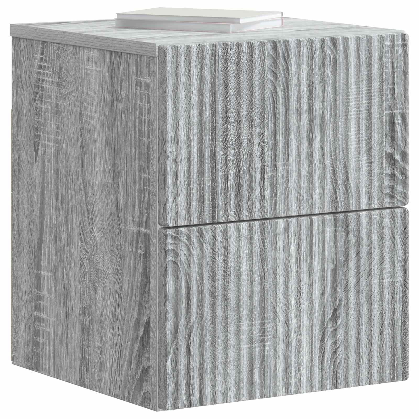 Cabinet de chevet mural Sonoma gris 33 x 34,5 x 40 cm - XIOS