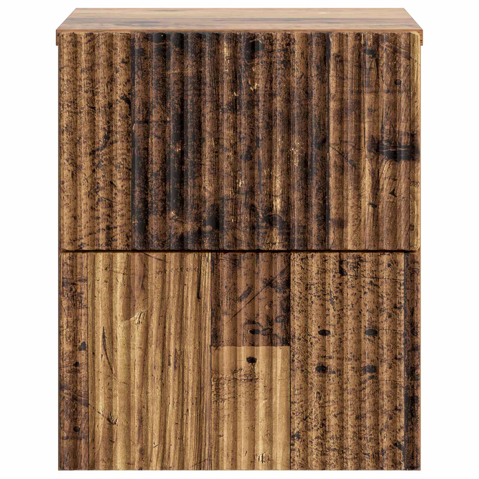 Cabinet de chevet mural 2 pcs Bois ancien 33 x 34,5 x 40 cm - XIOS