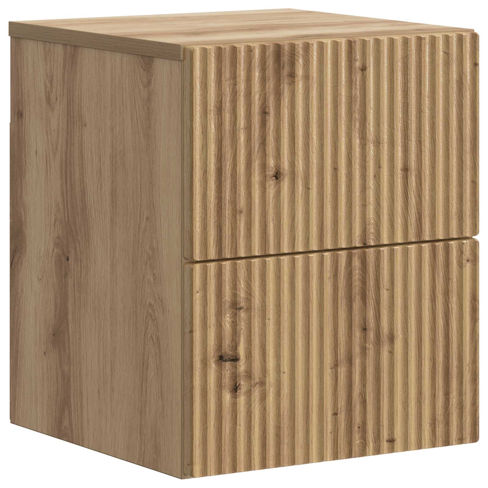 Cabinet de chevet mural 2 pcs Chêne artisanal 33 x 34,5 x 40 cm - XIOS