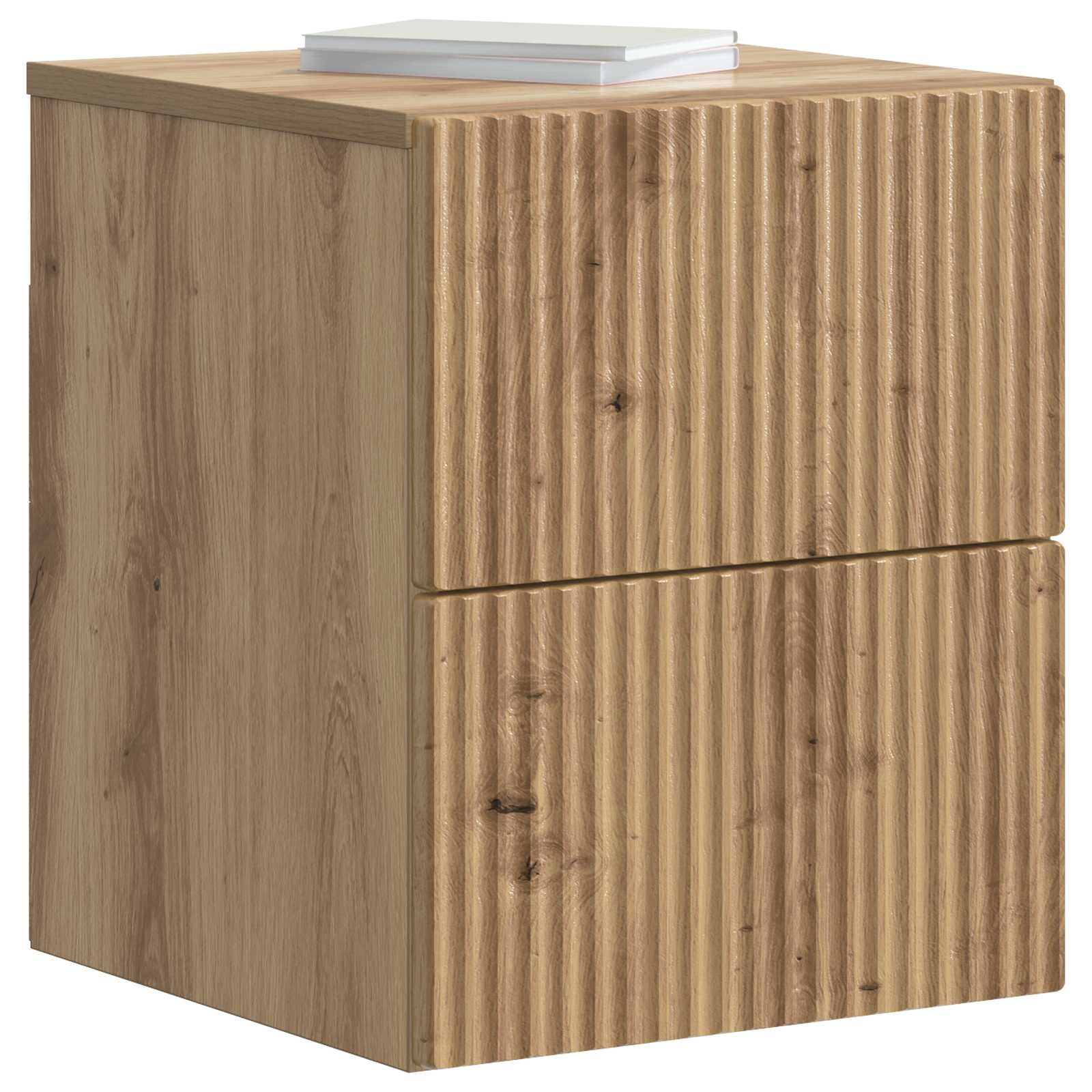 Cabinet de chevet mural 2 pcs Chêne artisanal 33 x 34,5 x 40 cm - XIOS