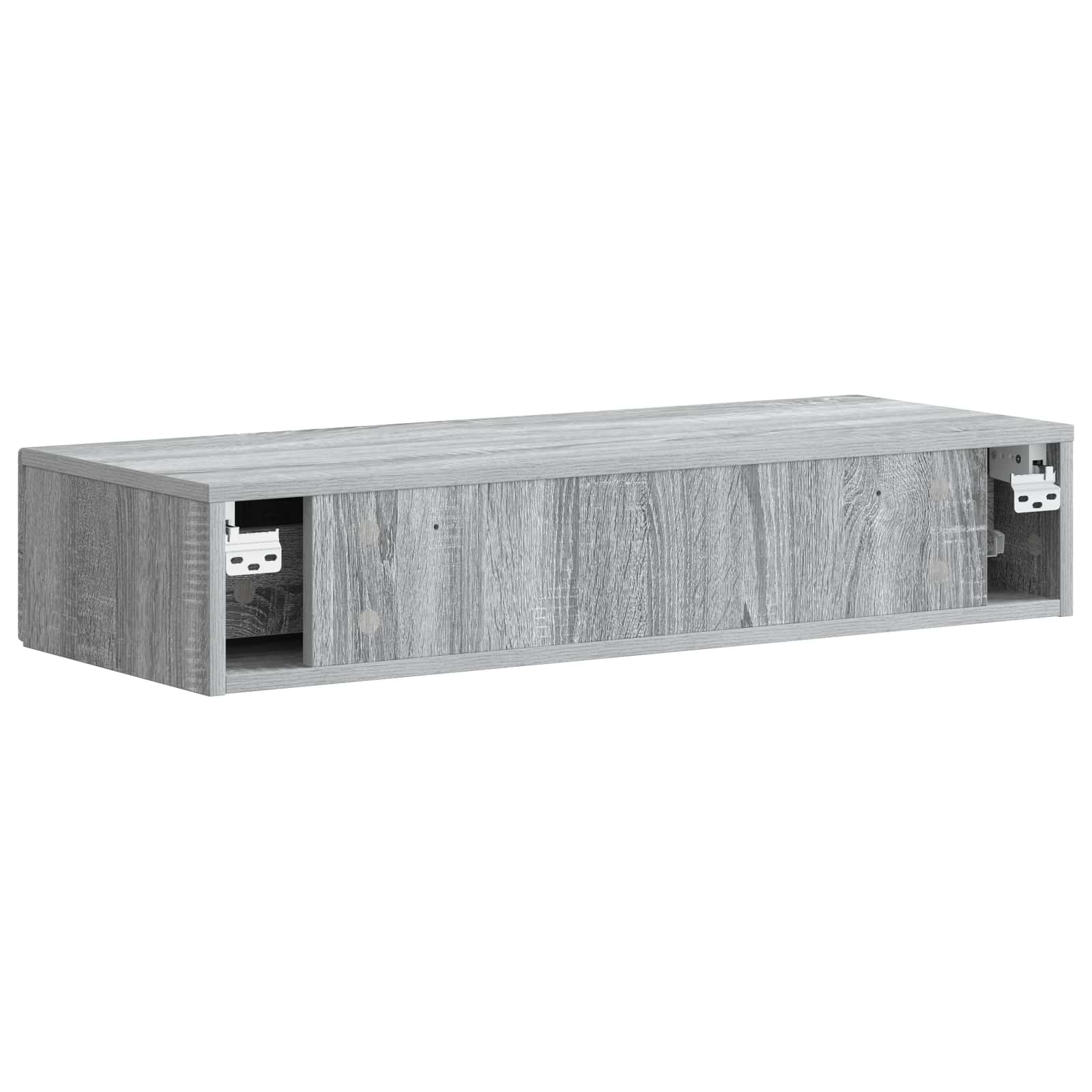 Table d'appoint murale Sonoma gris 87,5 x 34,5 x 17 cm - XIOS