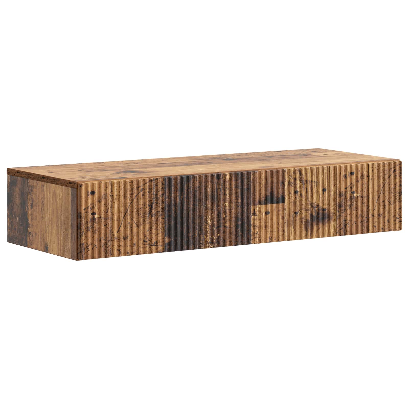 Table d'appoint murale Bois ancien 87,5 x 34,5 x 17 cm - XIOS