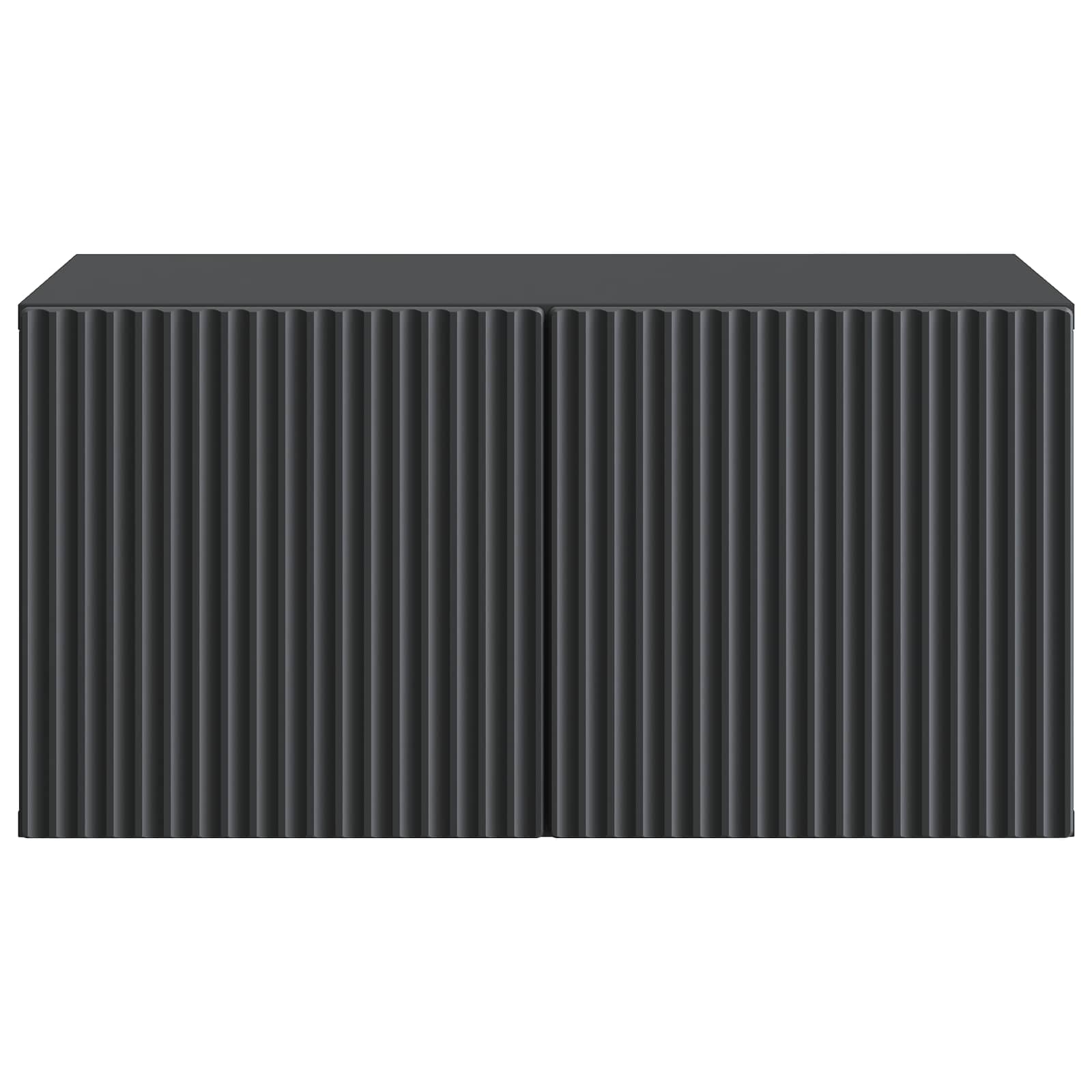 Meuble TV mural Noir 59,5 x 41 x 30 cm Bois d'ingénierie - XIOS