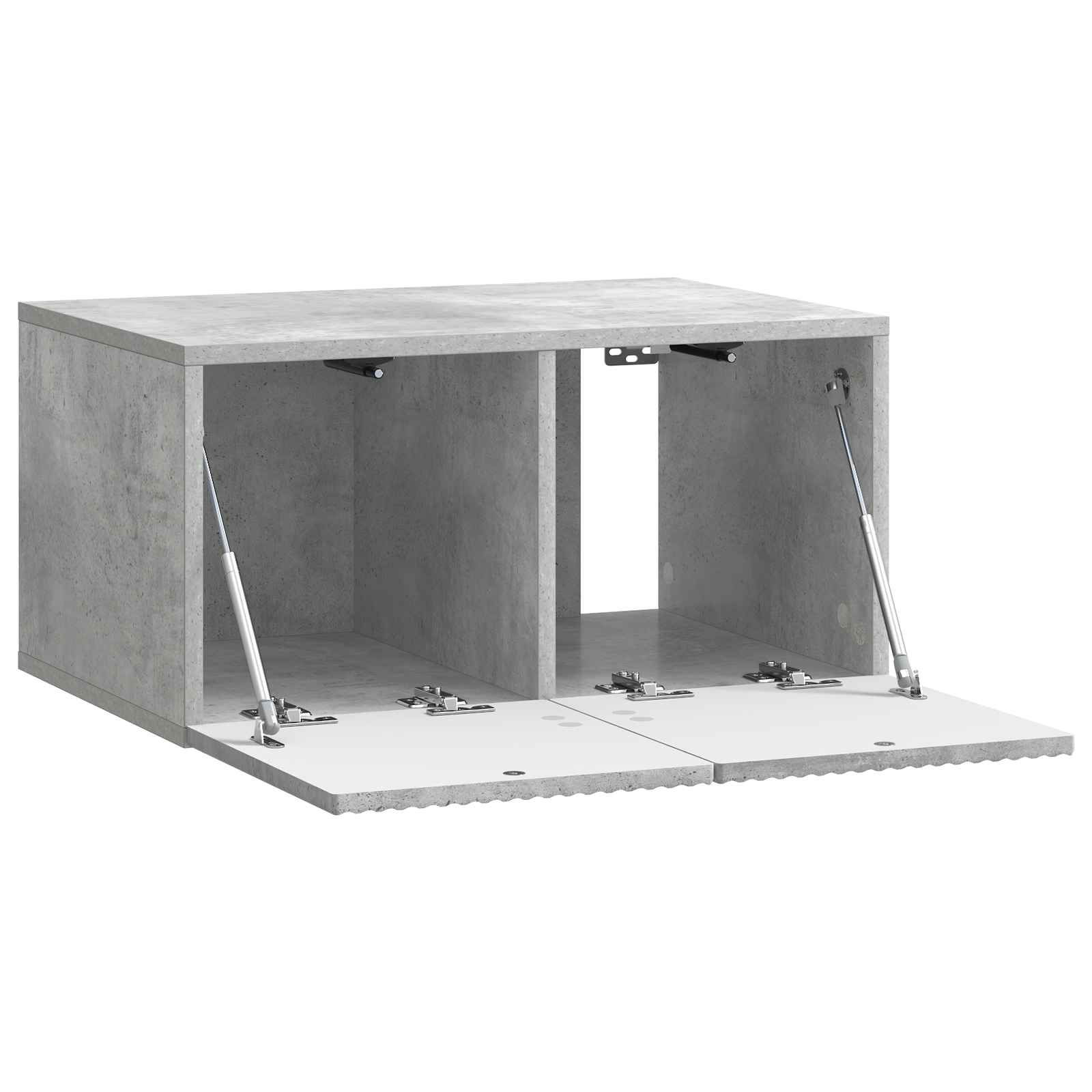Meuble TV mural Gris béton 59,5 x 41 x 30 cm Bois d'ingénierie - XIOS
