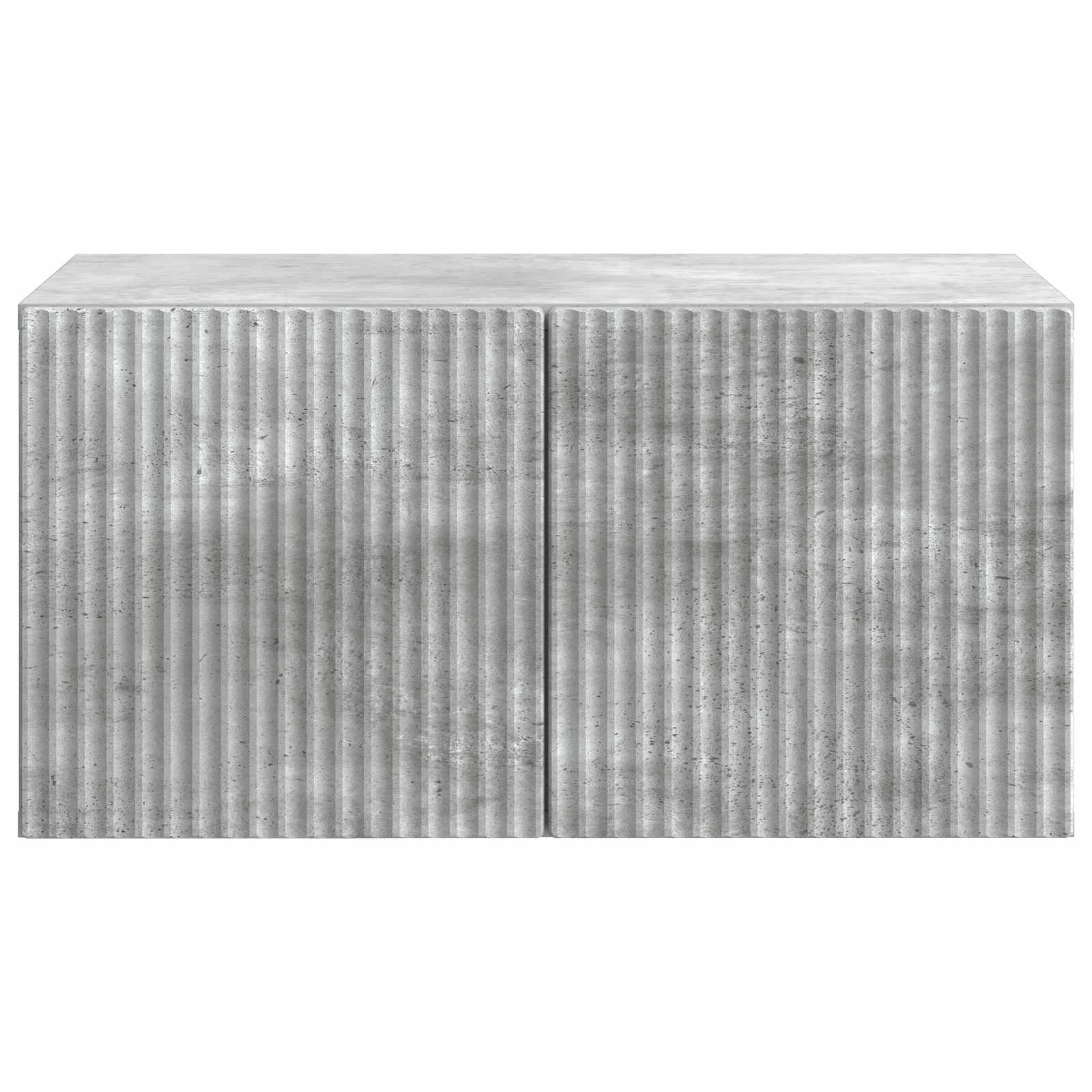 Meuble TV mural Gris béton 59,5 x 41 x 30 cm Bois d'ingénierie - XIOS