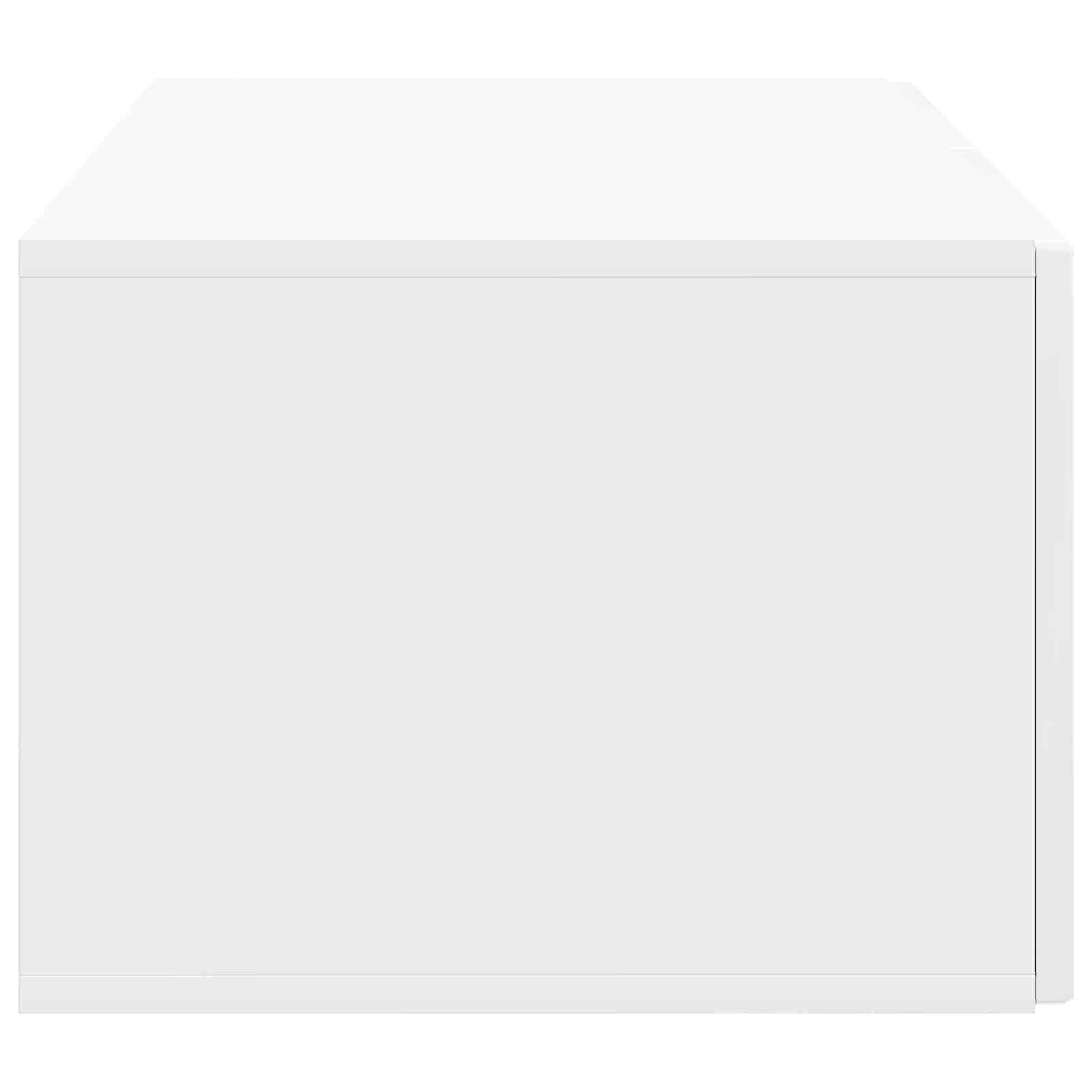 Meuble TV mural Montage mural Blanc brillant 59,5 x 41 x 30 cm - XIOS