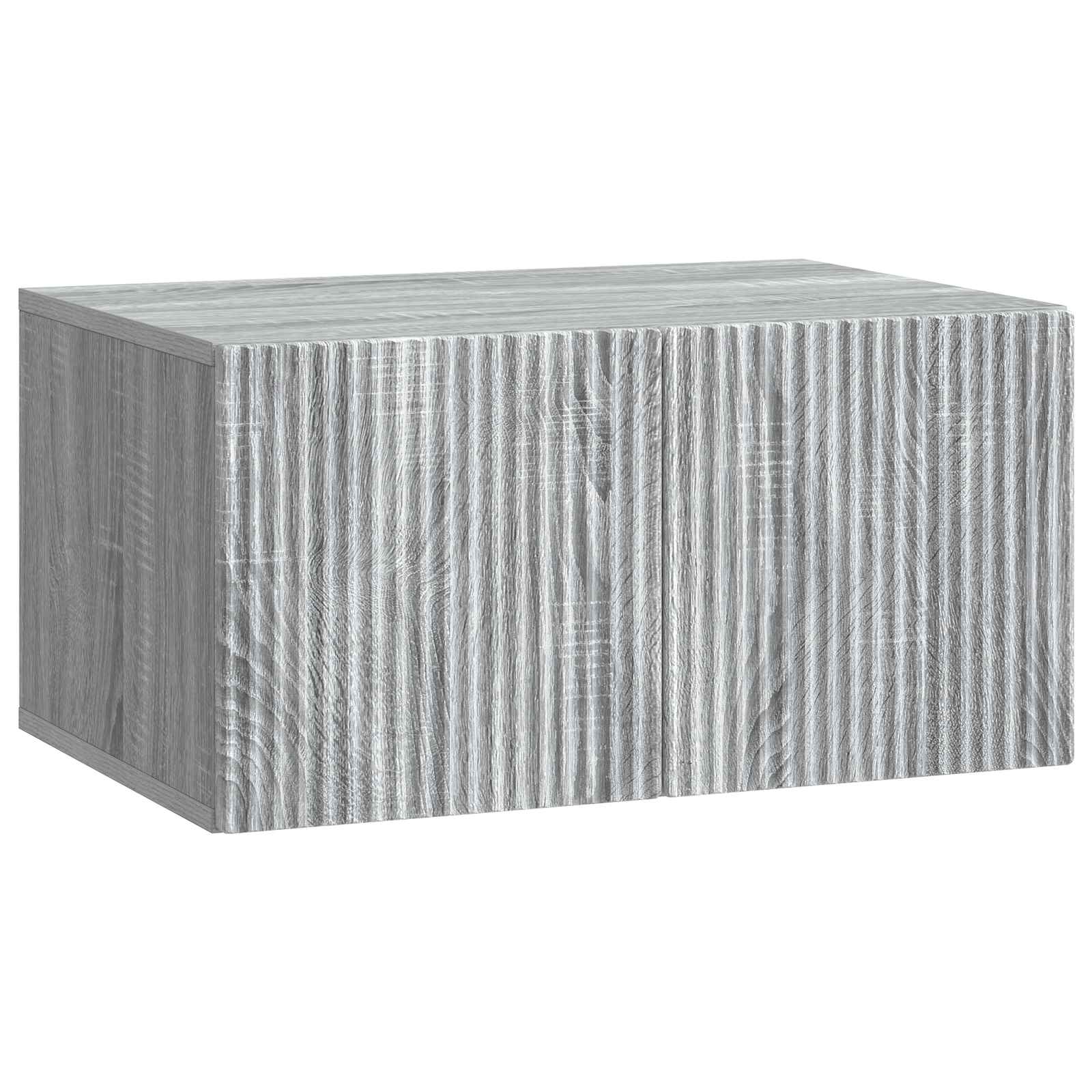 Meuble TV mural Sonoma gris 59,5 x 41 x 30 cm Bois d'ingénierie - XIOS