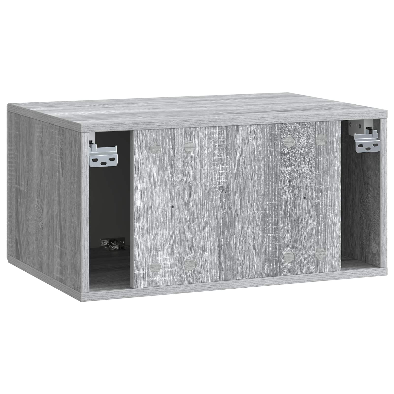 Meuble TV mural Sonoma gris 59,5 x 41 x 30 cm Bois d'ingénierie - XIOS